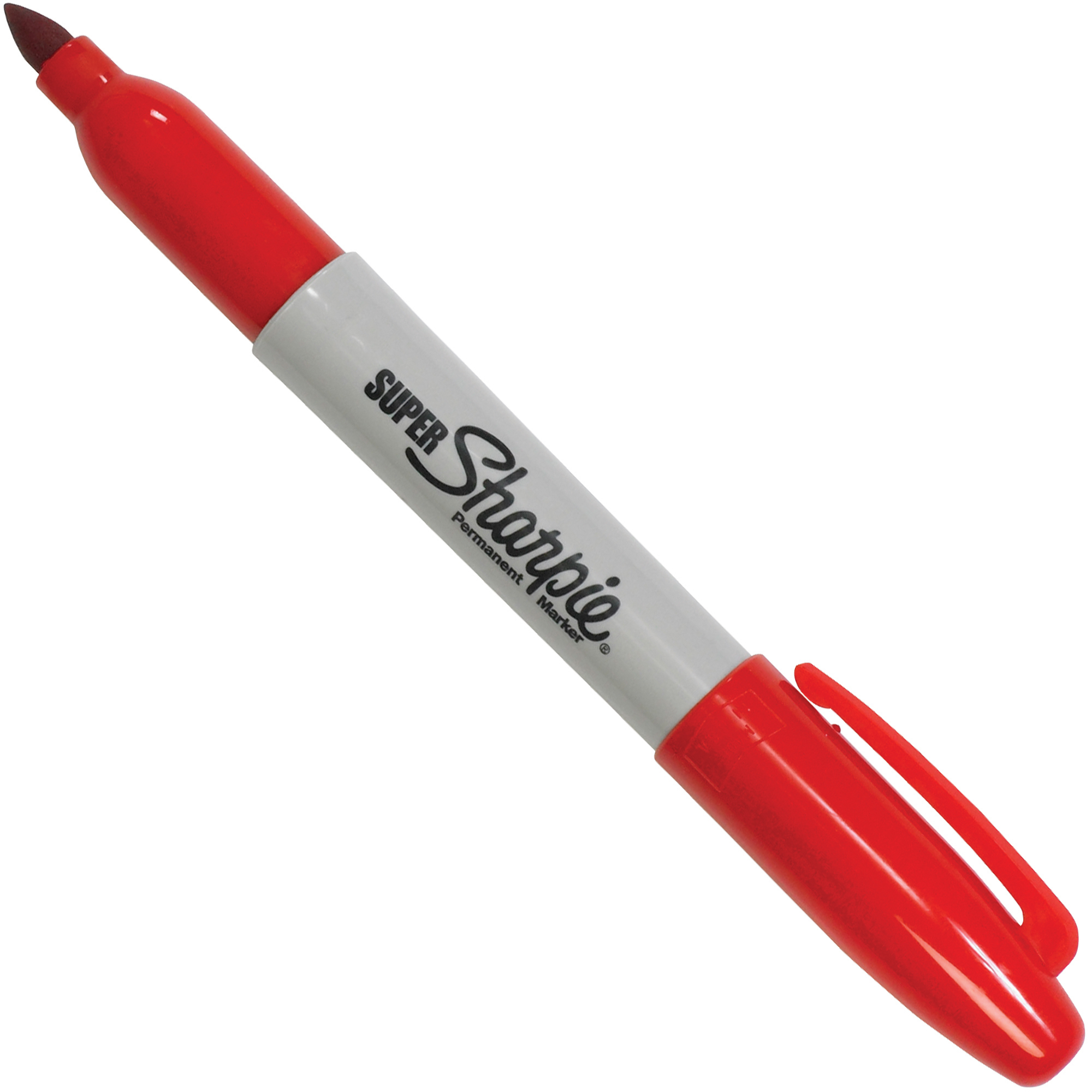 Super Sharpie® Markers, Red, 12/Case
