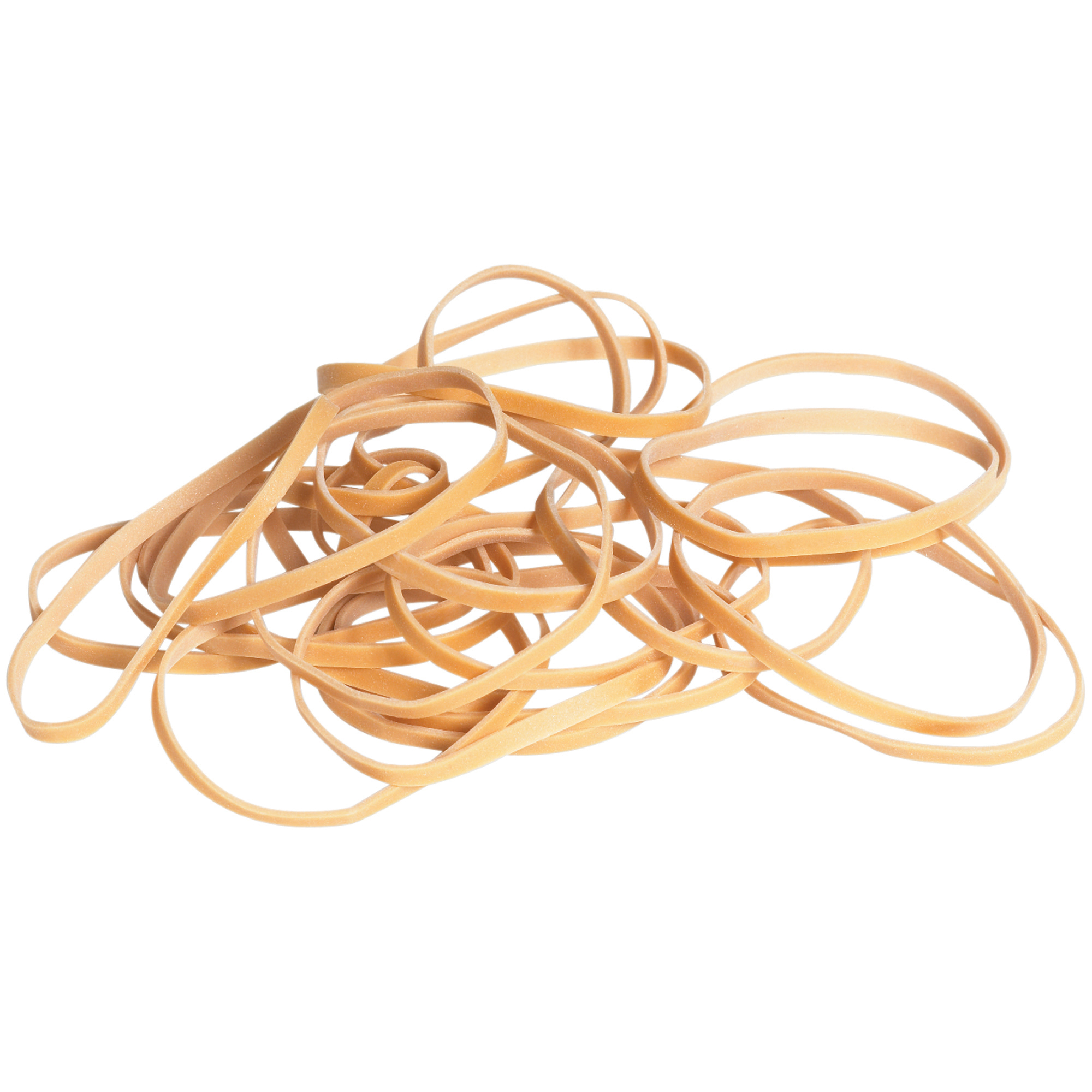 Rubber Bands, 1/8" x 3", Brown, 10 Lbs./Case
