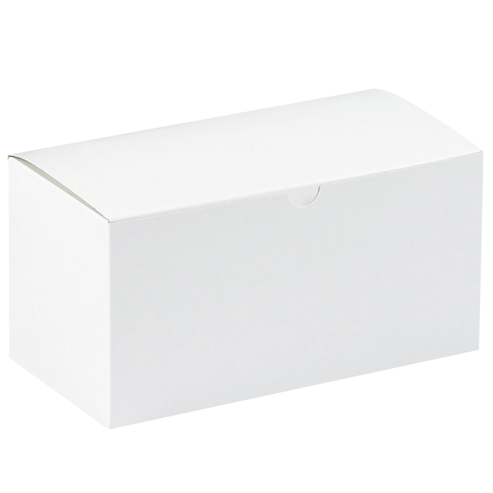 Gift Boxes, 9" x 4 1/2" x 4 1/2", White, 100/Case