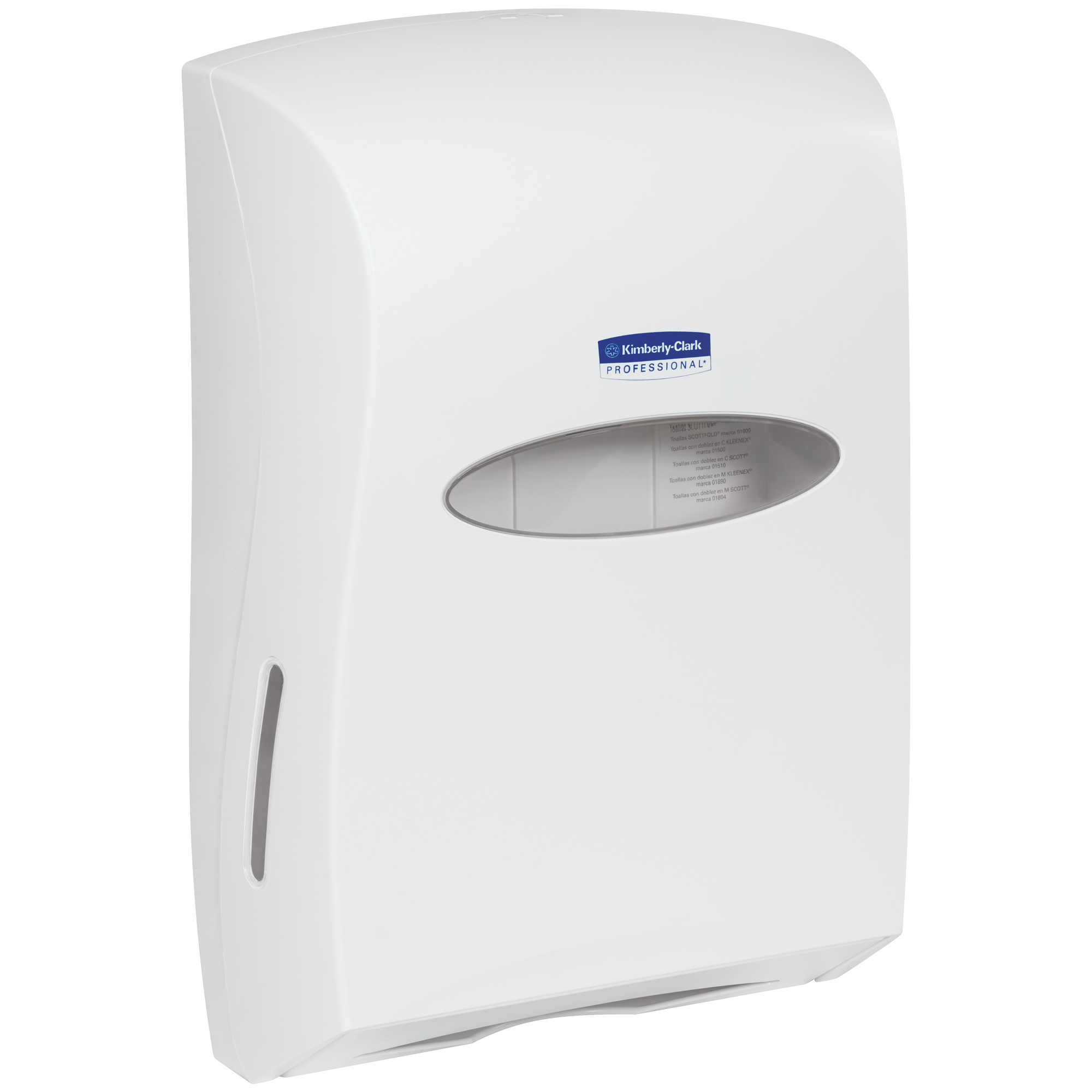 Kimberly-Clark® C-Fold/Multi-Fold Hand Towel Dispenser, 18.85" x 13.31" x 5.85", White, 1/Case