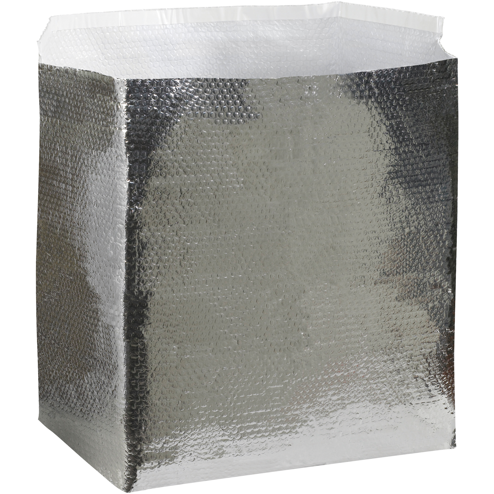 Insulated Box Liners, 24" x 18" x 18", Silver, 10/Case