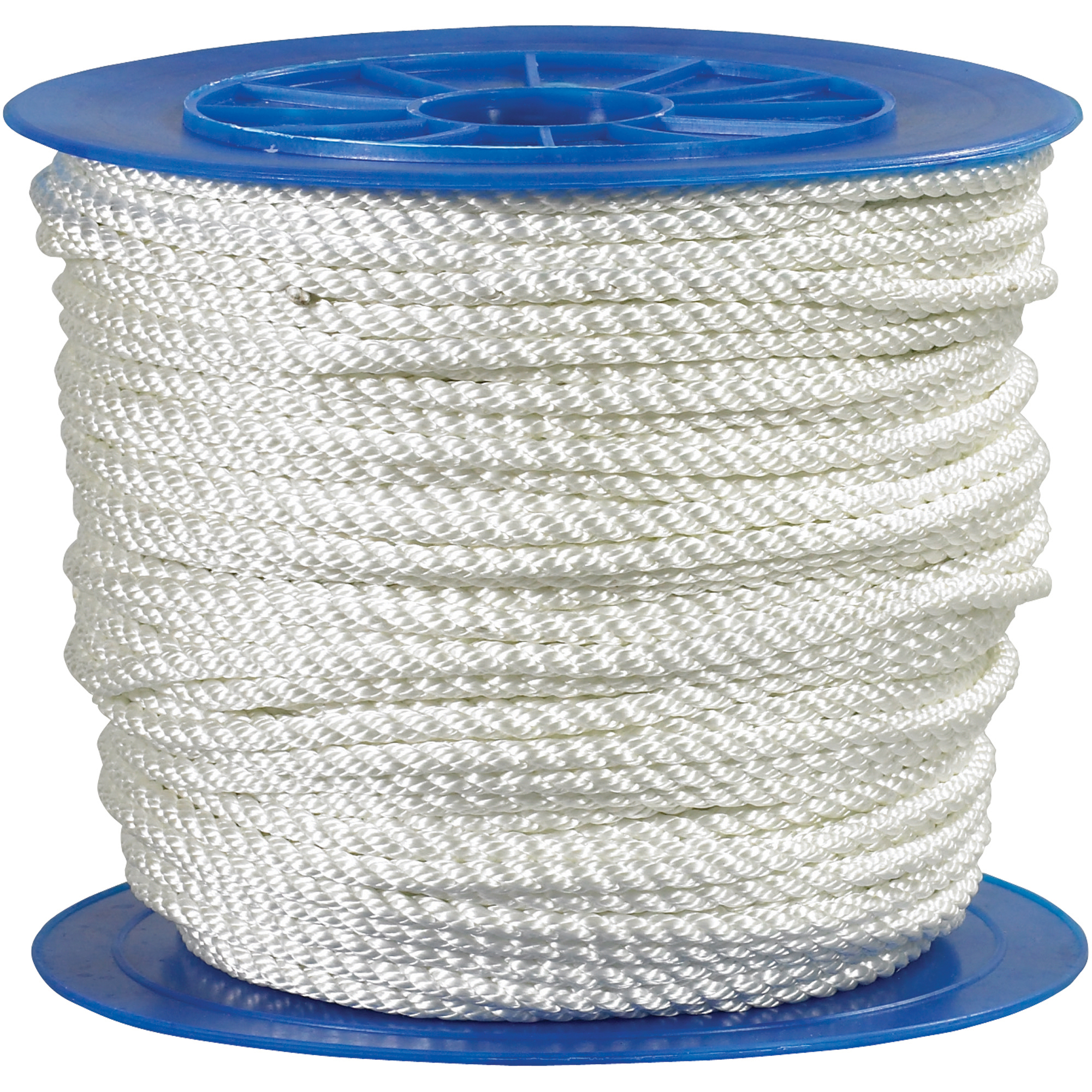 Twisted Nylon Rope3/8", 3,240 lb, White, 600'/Case