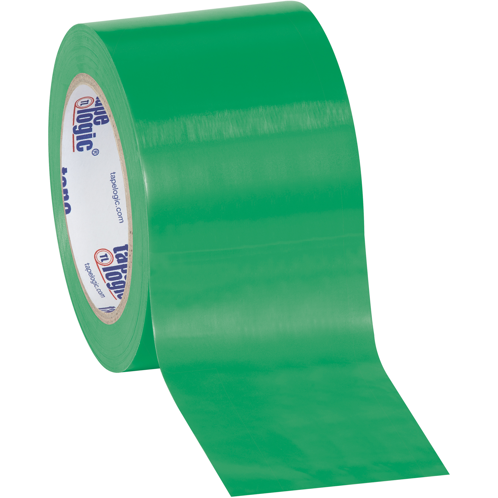 Tape Logic® Solid Vinyl Safety Tape, 6.0 Mil, 3" x 36 yds., Green, 3/Case