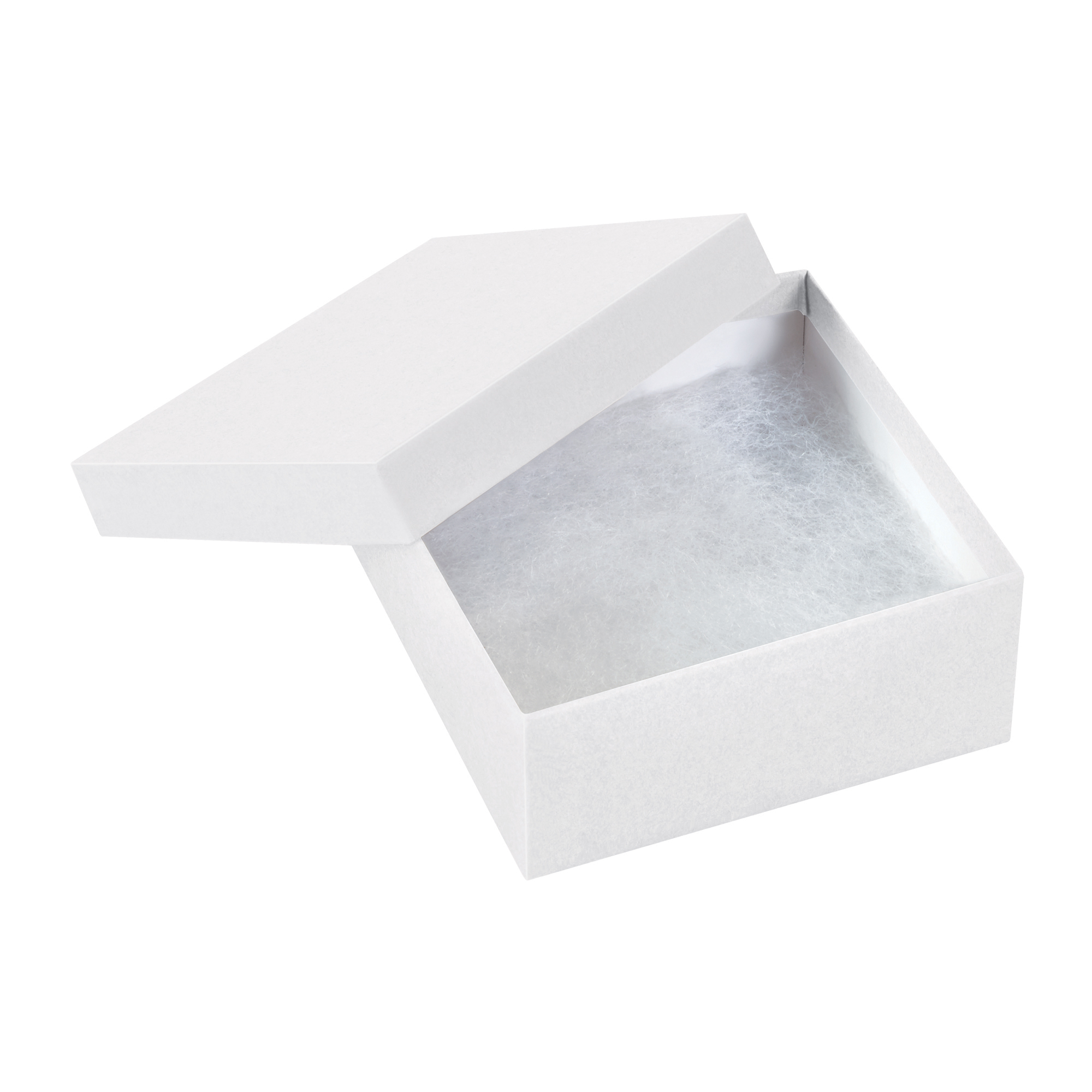 Jewelry Boxes, 3 1/2" x 3 1/2" x 1 1/2", White, 100/Case