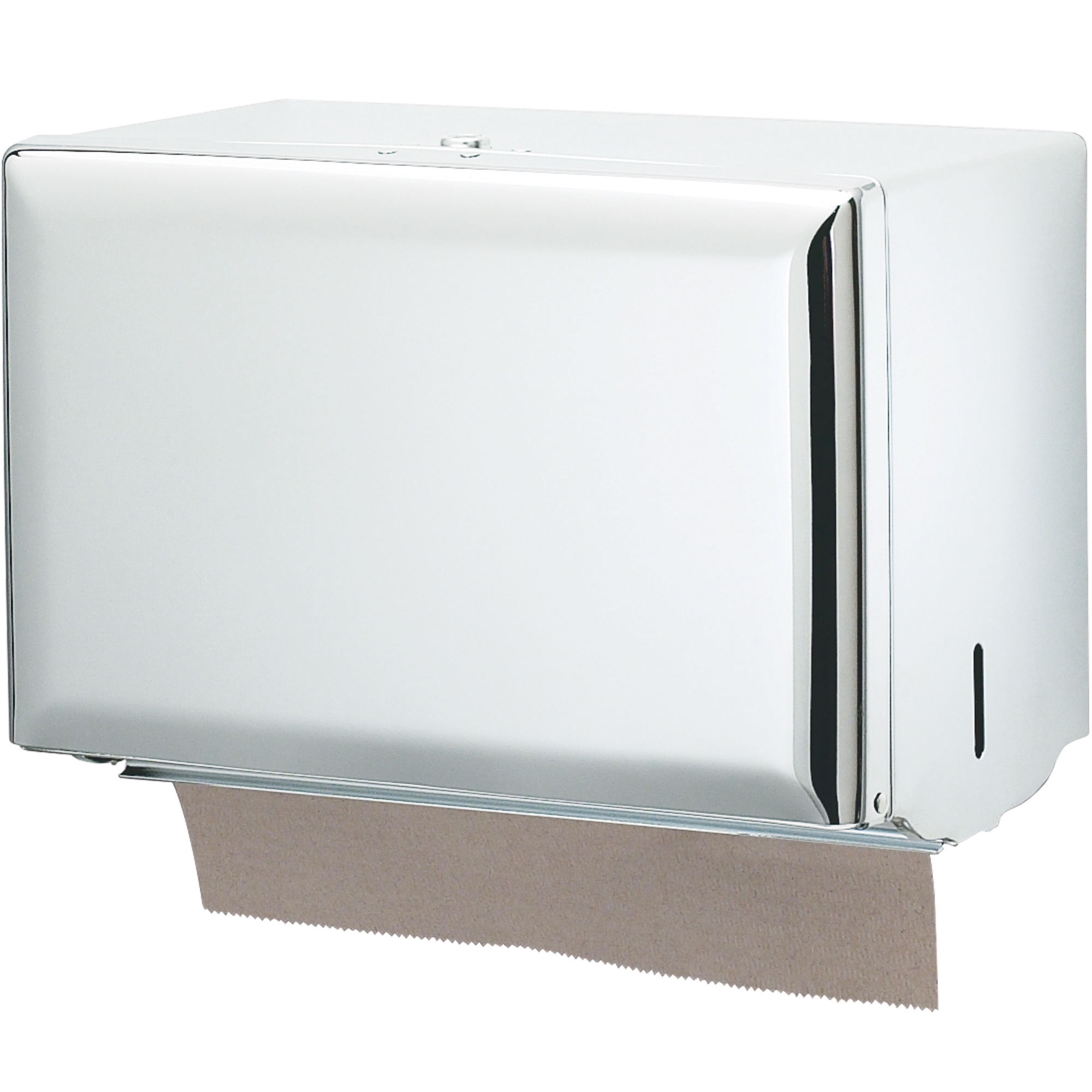 Single Fold Hand Towel Dispenser, White, 1/Each