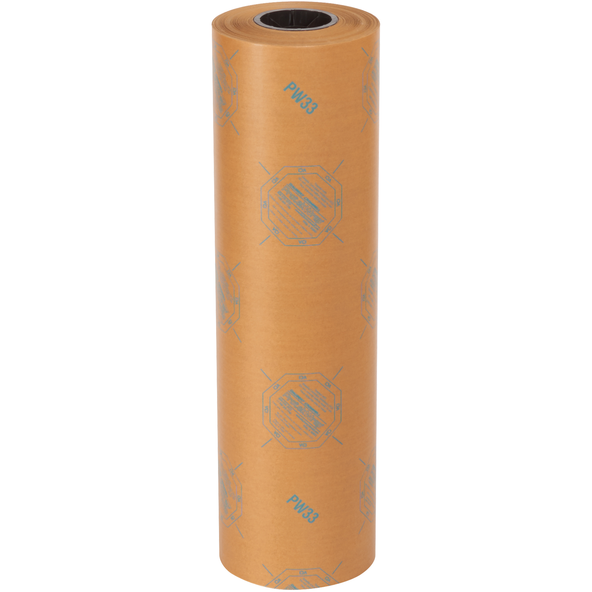 VCI Paper, Waxed Industrial Rolls, 35#, 24" x 200 yds., Kraft, 1/Roll