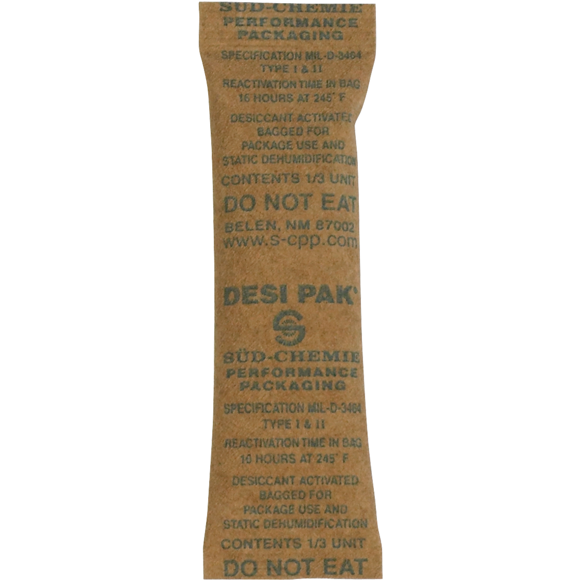 Clay Desiccants, 5 Gallon Pail, 1" x 3 1/2" x 1/4", Kraft, 700/Case