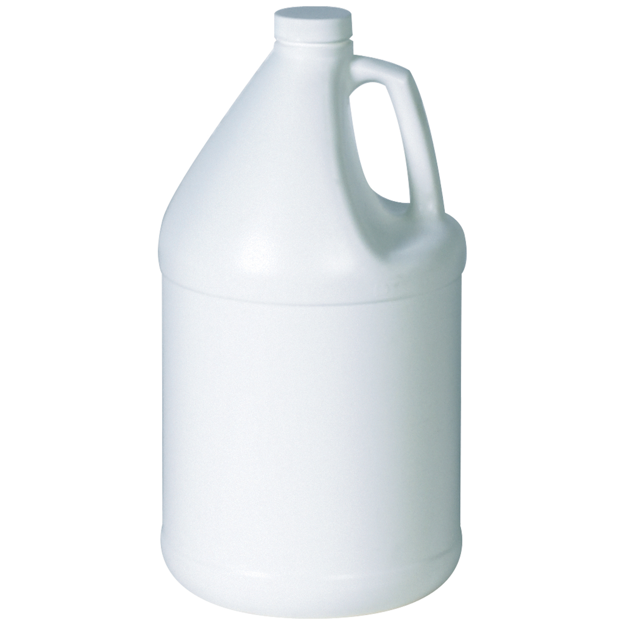 Plastic Jug, 1 Gallon, White, 48/Case