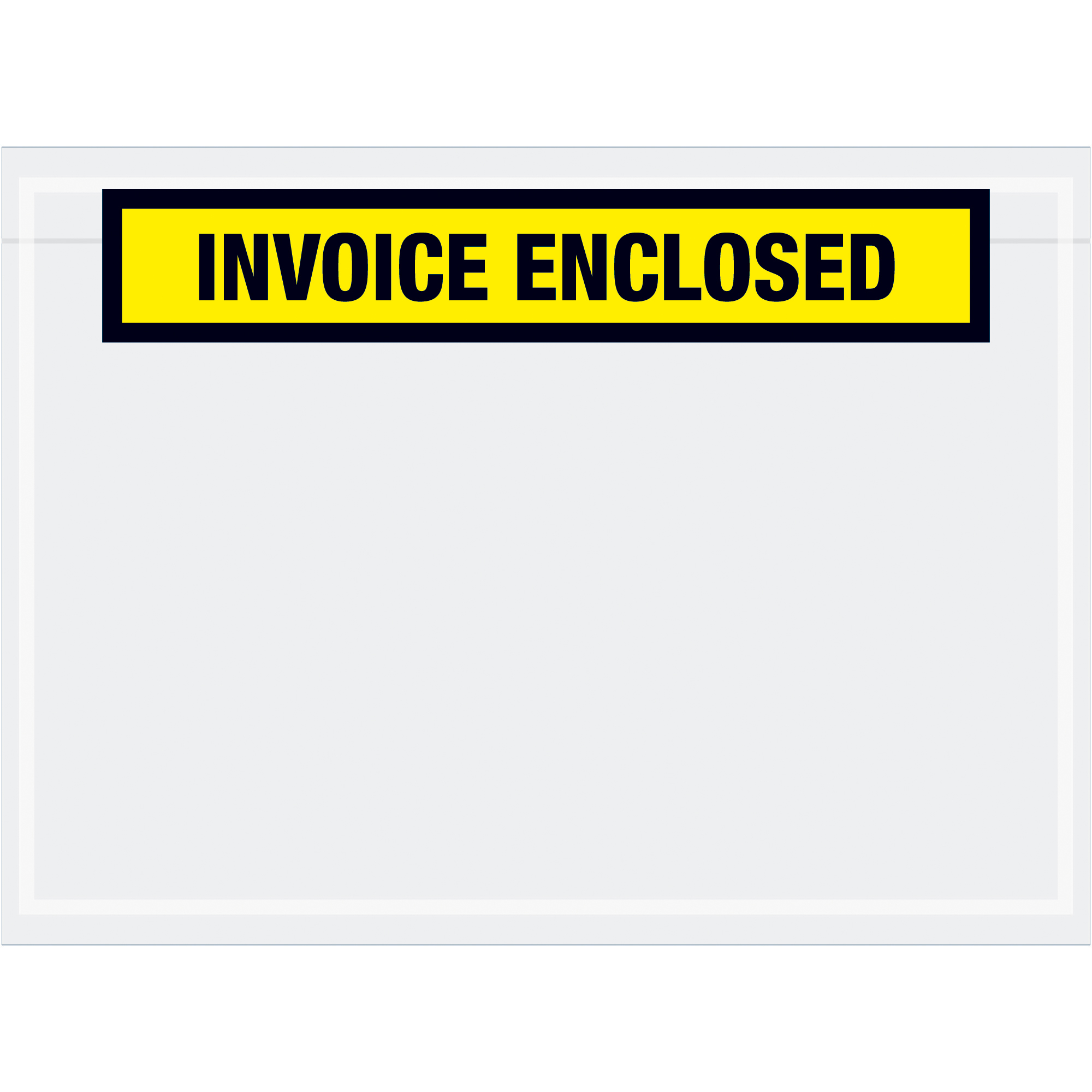 Tape Logic® "Invoice Enclosed" Envelopes, 7 1/2" x 5 1/2", Yellow, 1000/Case