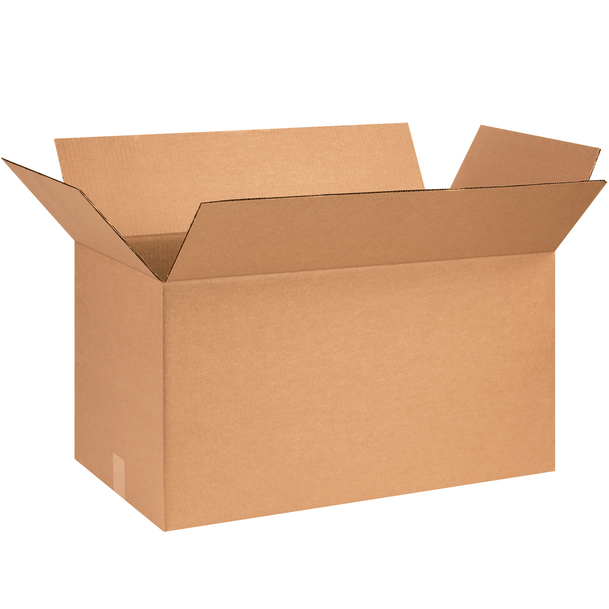 Corrugated Boxes, 28" x 14" x 14", Kraft, 20/Bundle; 120/Skid