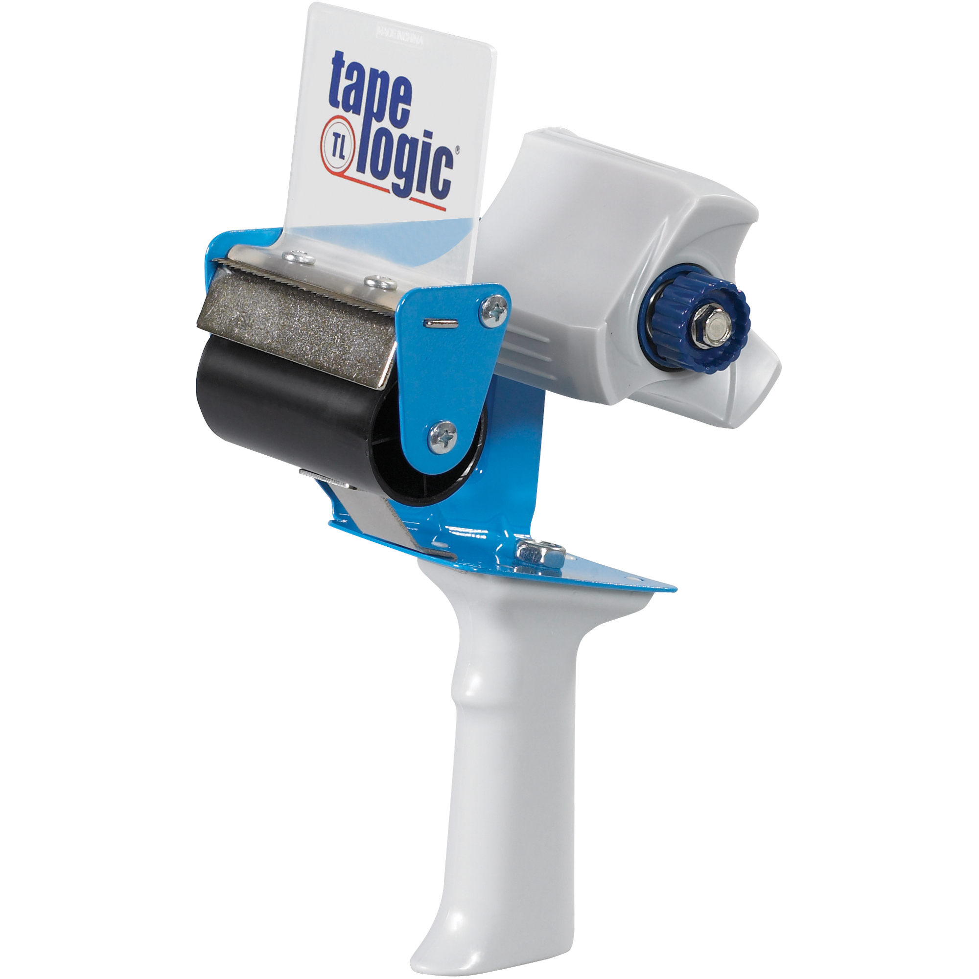 Tape Logic® Industrial Carton Sealing Tape Dispenser, 3", Blue/White, 1/Each