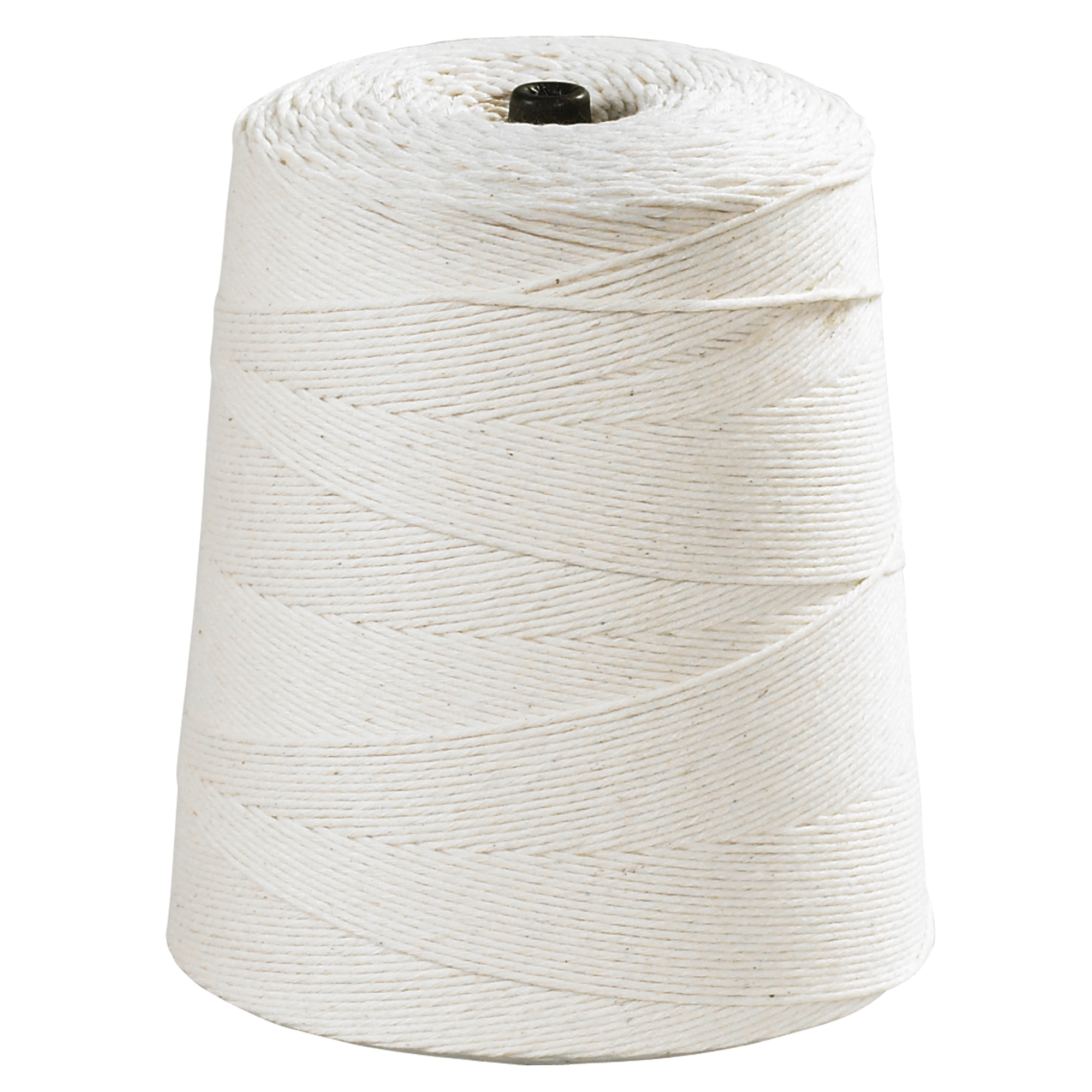 Cotton Twine, 8-Ply, 20 lb, White, 6300'/Case