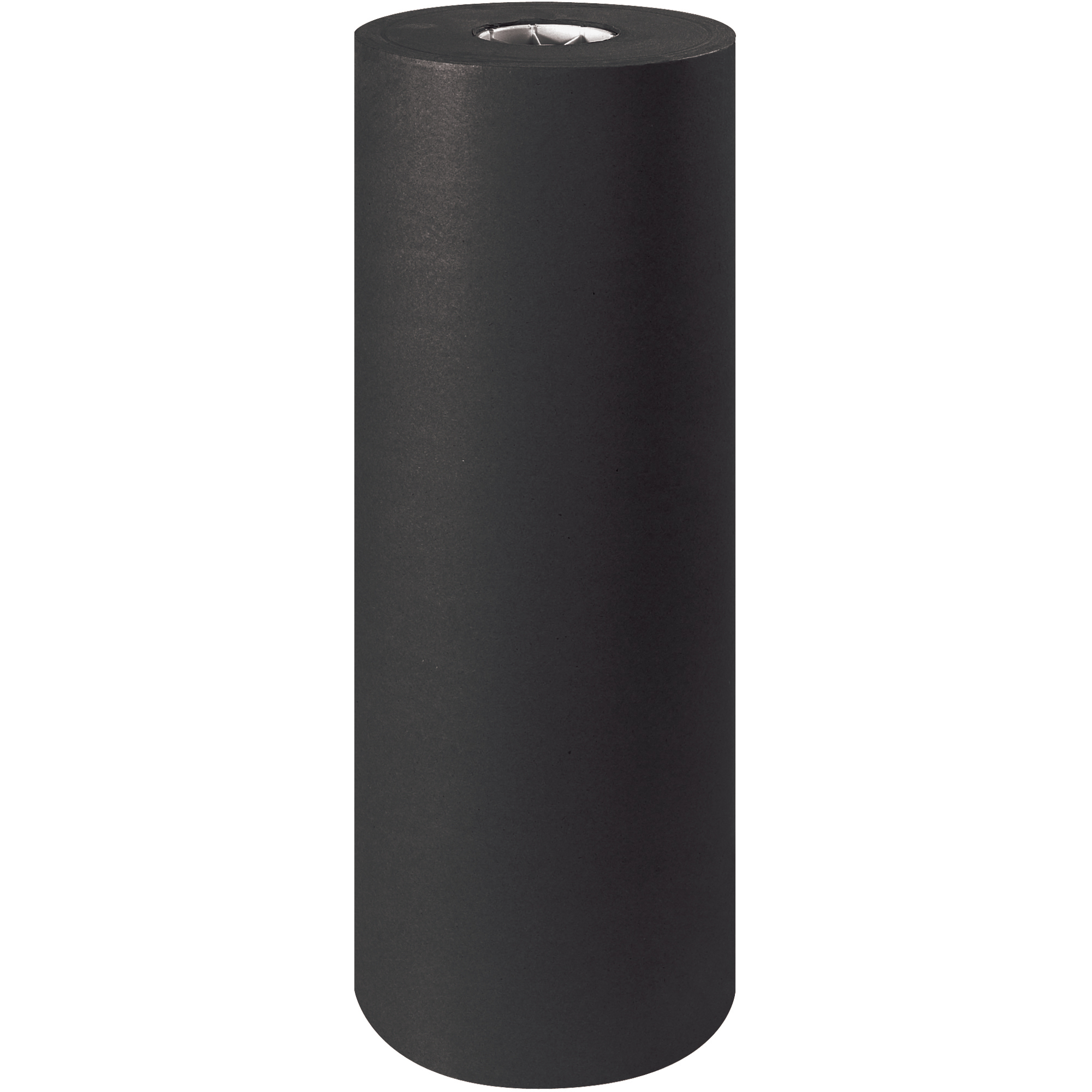 Colored Kraft Paper, 50#, 24", Black, 1/Roll