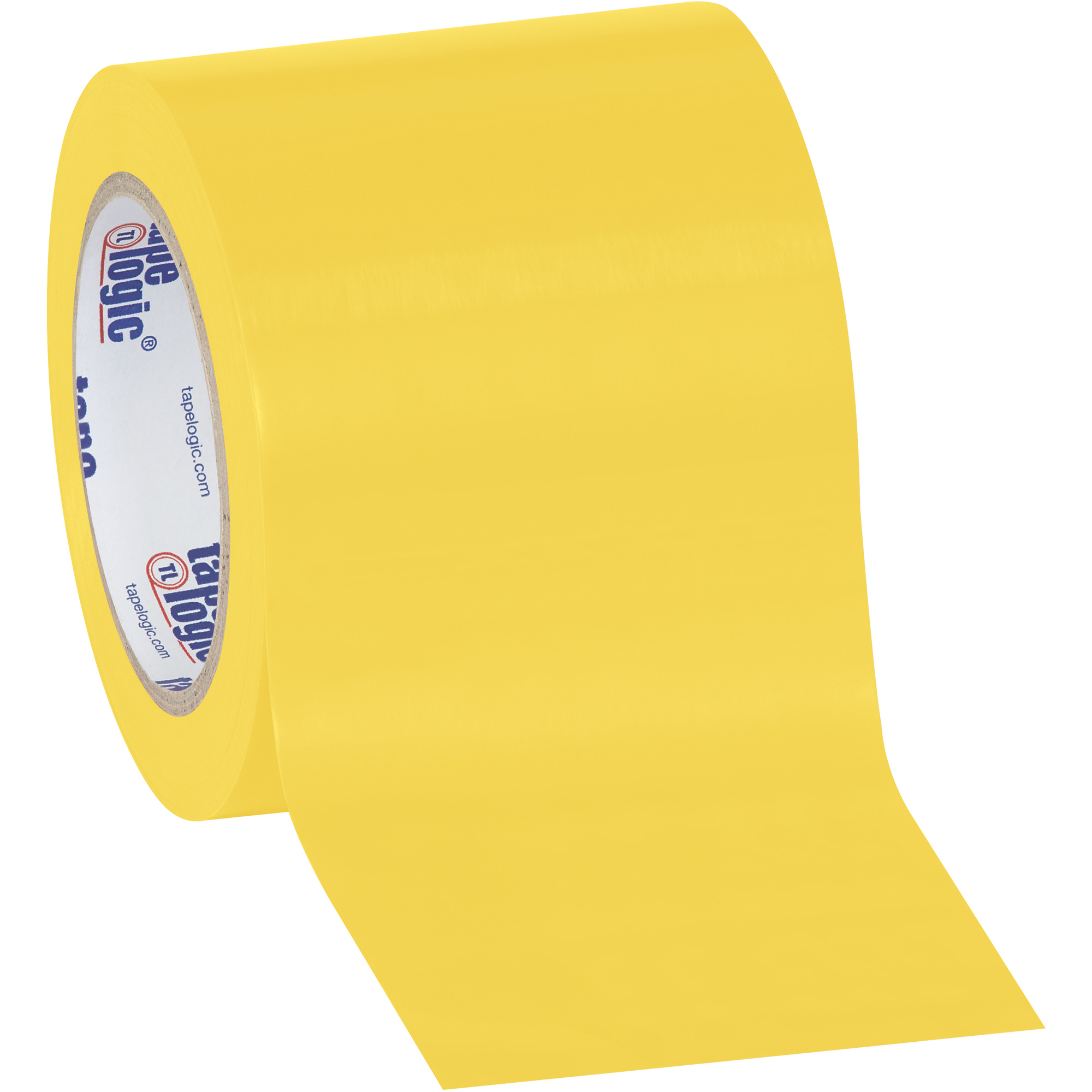 Tape Logic® Solid Vinyl Safety Tape, 6.0 Mil, 4" x 36 yds., Yellow, 3/Case