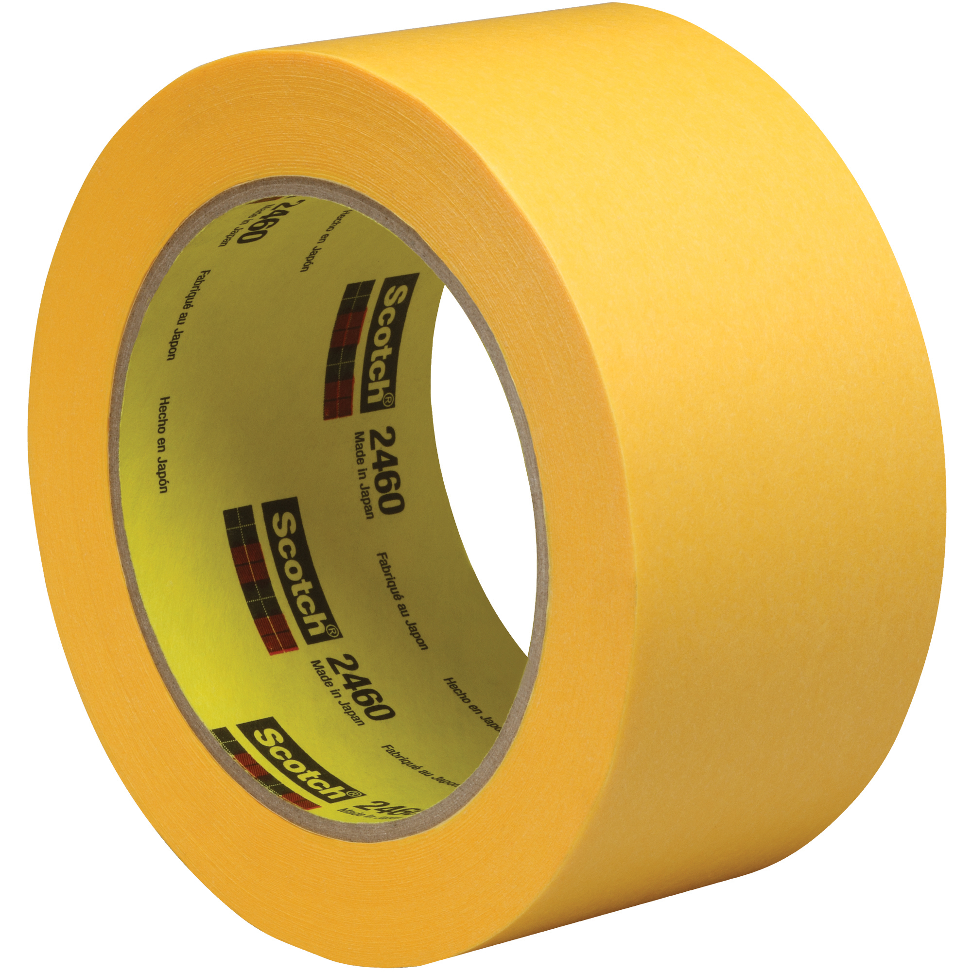 3M™ 2460 Flatback Tape, 3.3 Mil, 2" x 60 yds., Gold, 24/Case