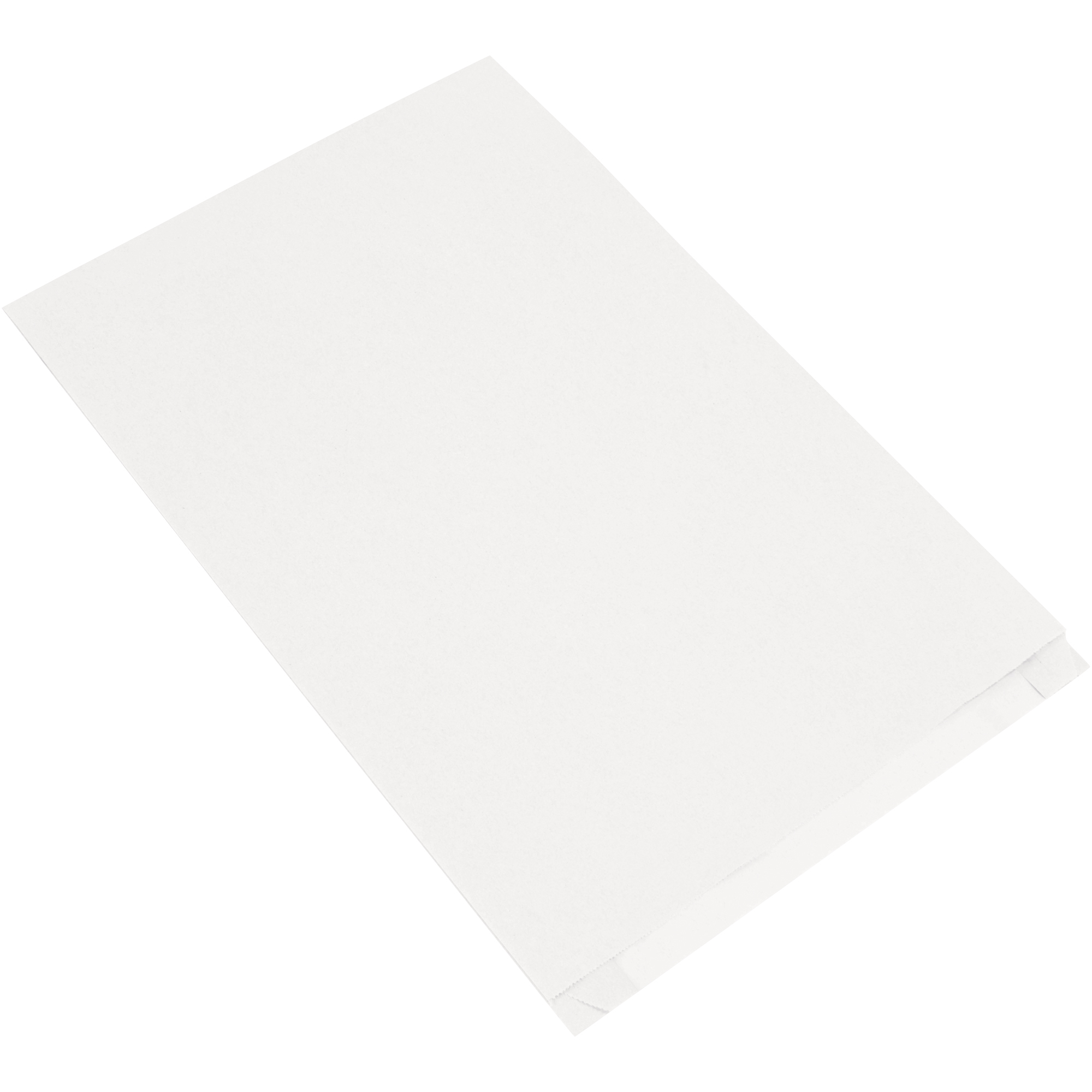 Gusseted Merchandise Bags, 14 x 3 x 21", White, 500/Case