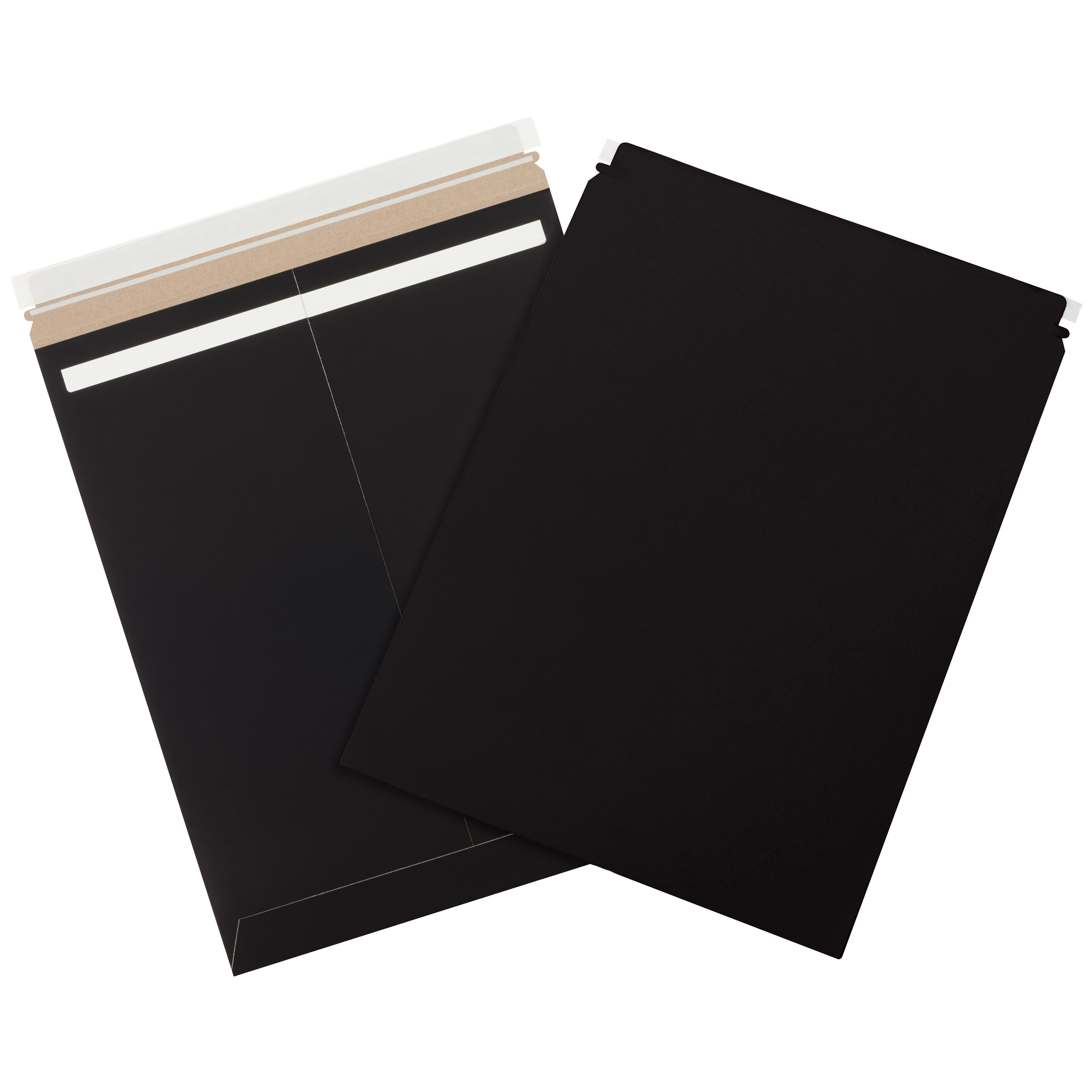 Stayflats Plus®Self-Seal Mailers, 17" x 21", Black, 100/Case