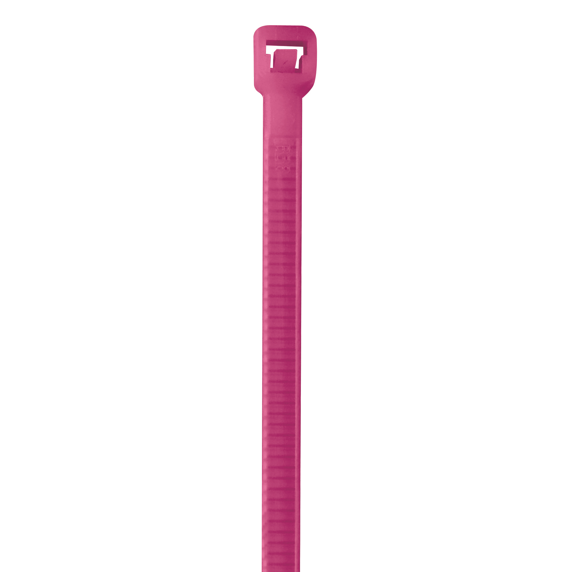 Colored Cable Ties, 40#, 5 1/2", Fluorescent Pink, 1000/Case