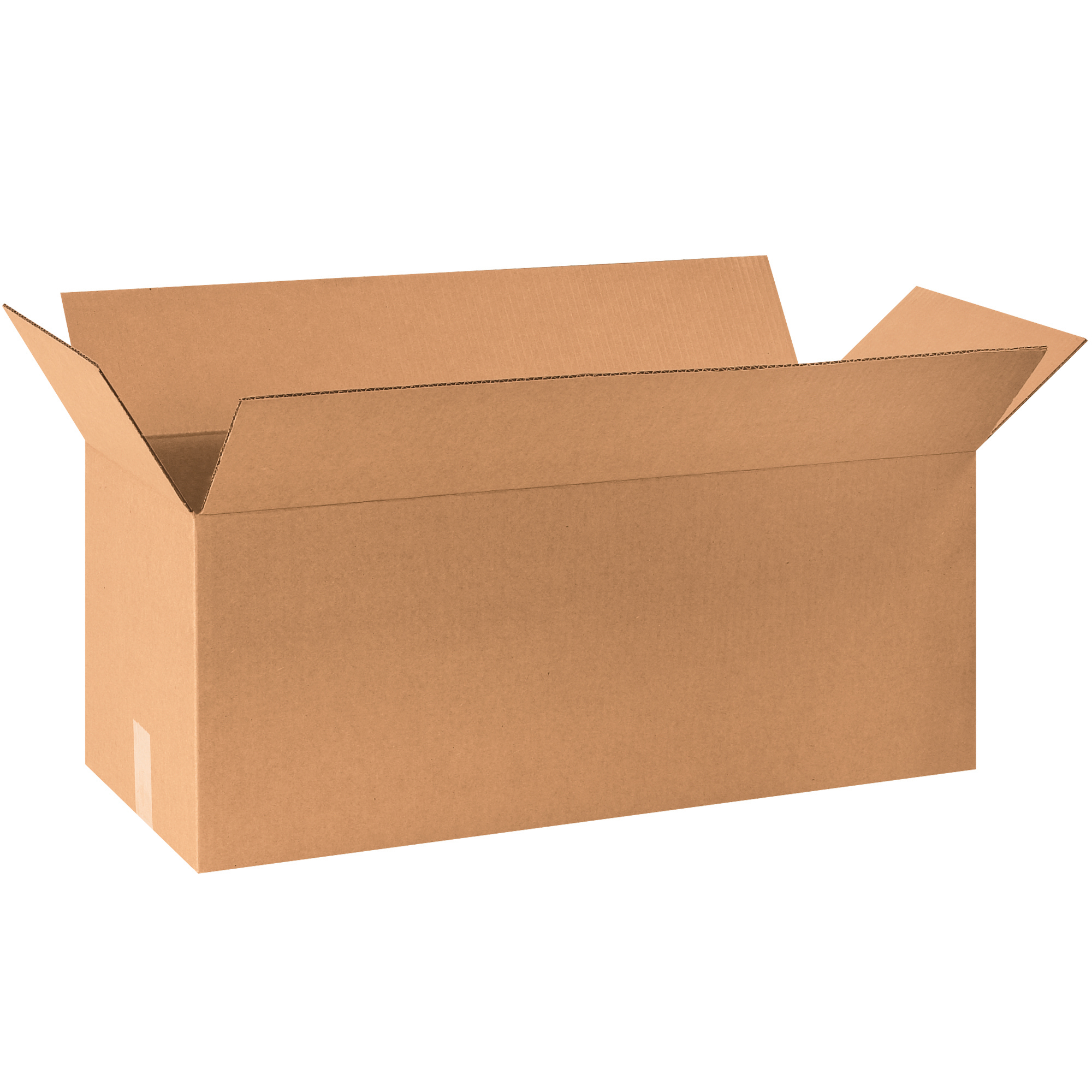 Long Corrugated Boxes, 30" x 12" x 12", Kraft, 15/Bundle; 120/Skid