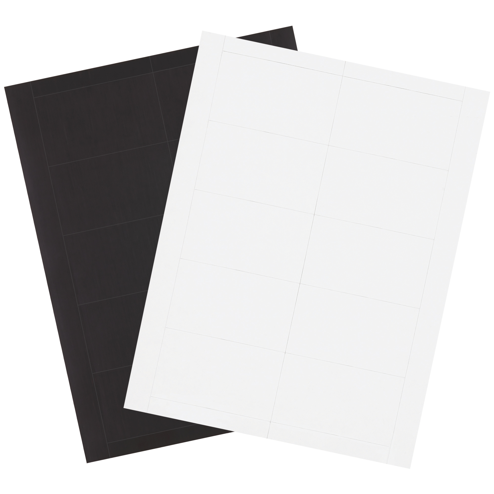 Magnetic Sheets, 10 Labels per Sheet, 8 1/2" x 11", White, 100/Case