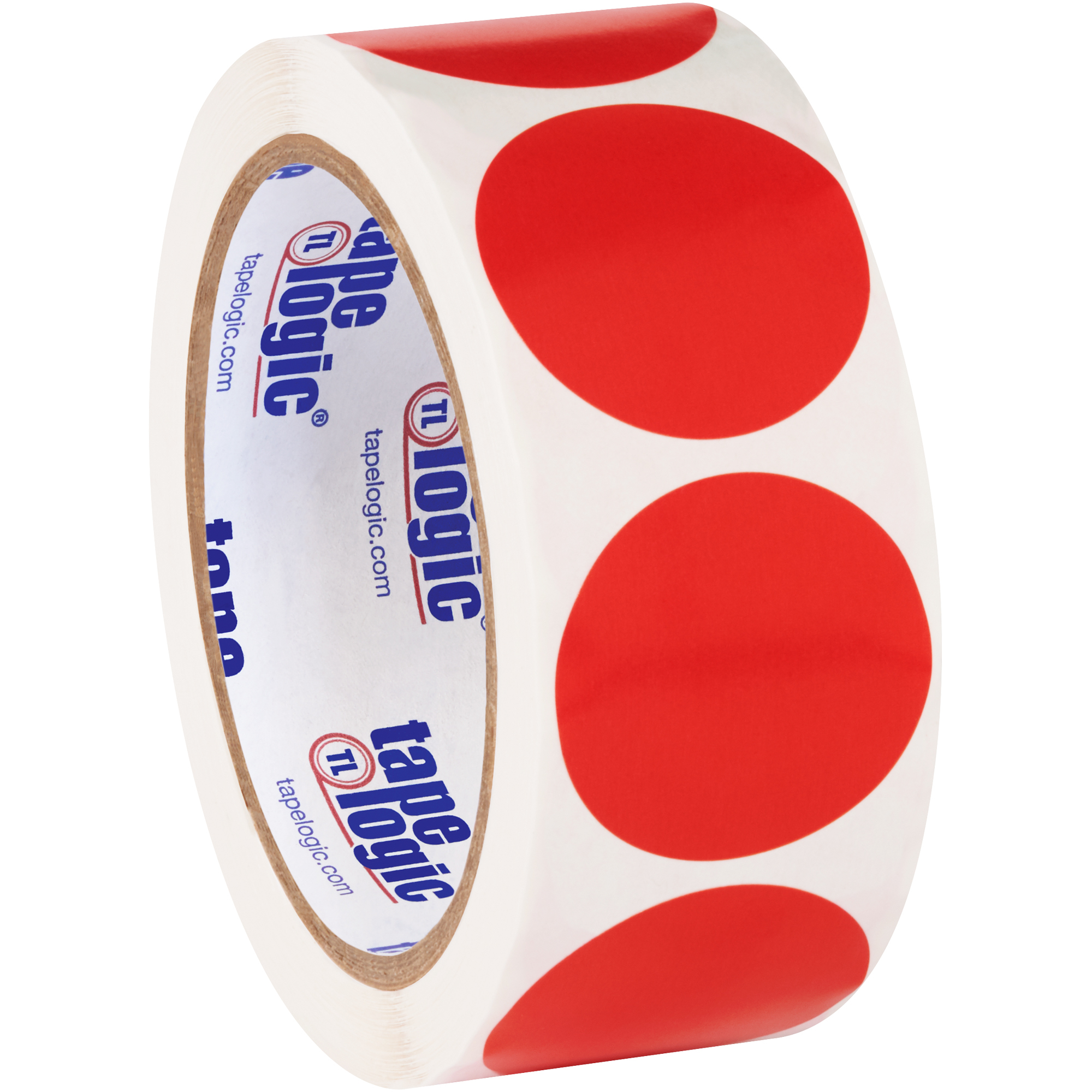 Tape Logic® Inventory Circle Labels, 1 1/2", Red, 500/Roll