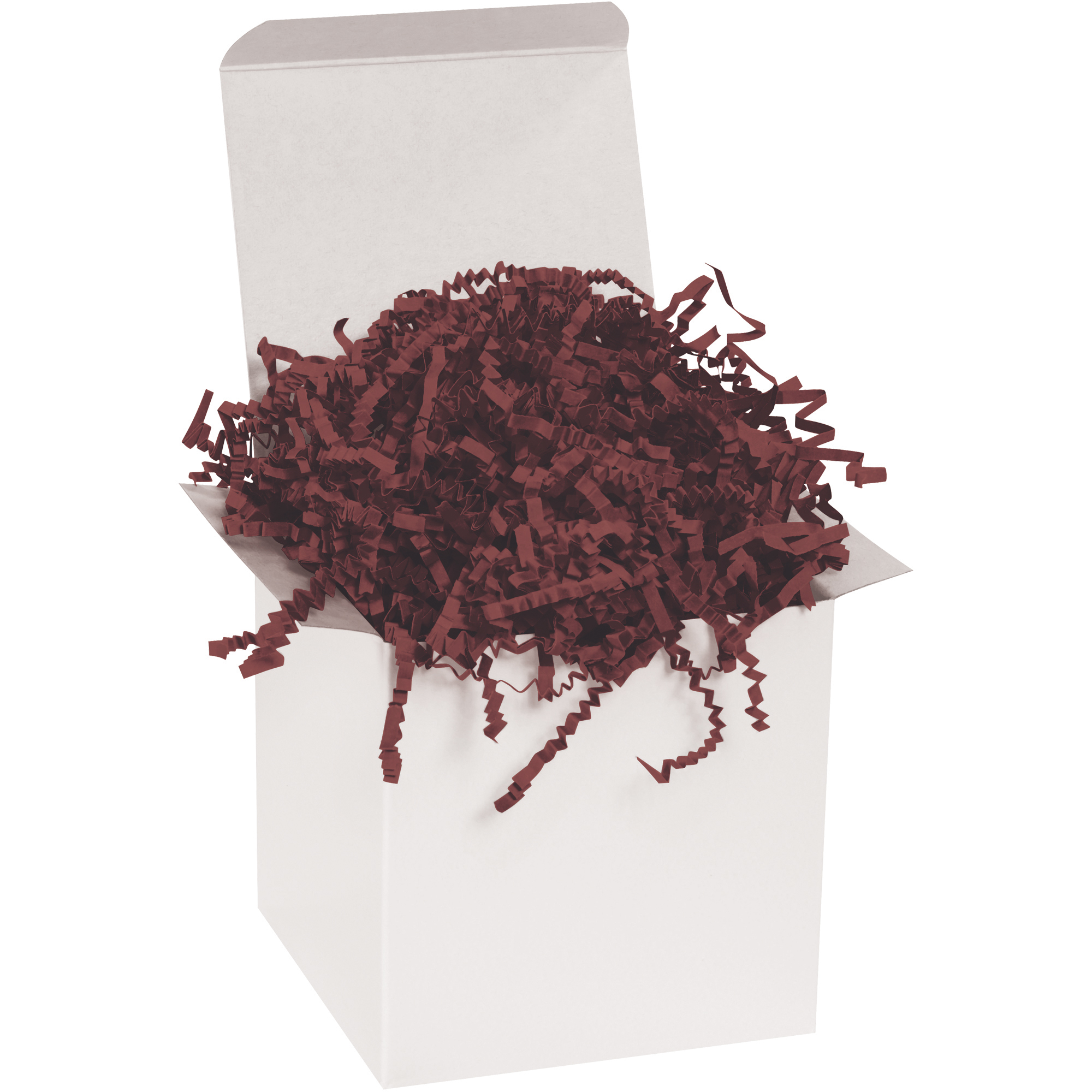 Crinkle Paper, 10 lb., Burgundy, 1/Case