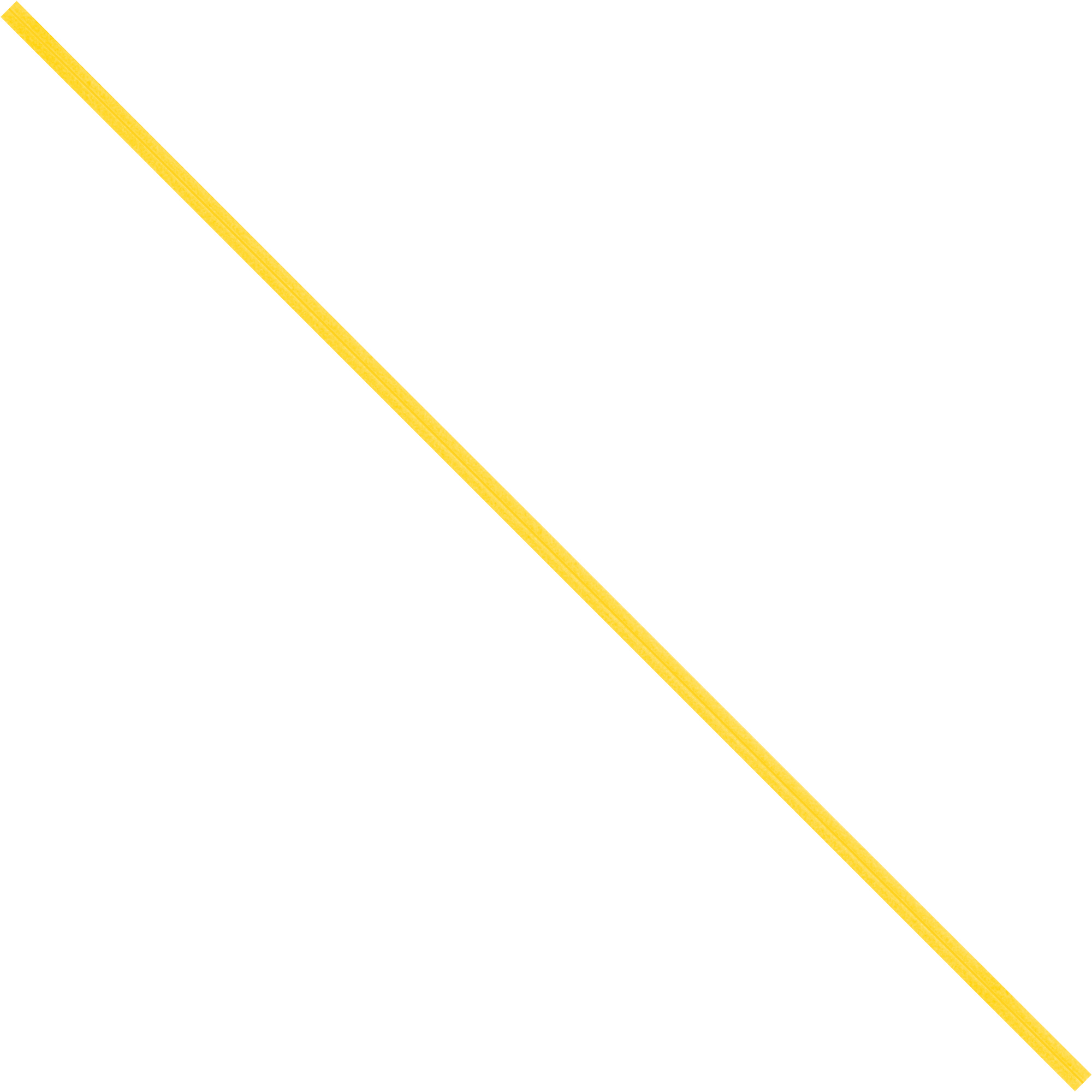 Paper Twist Ties, 12" x 5/32", Yellow, 2000/Case