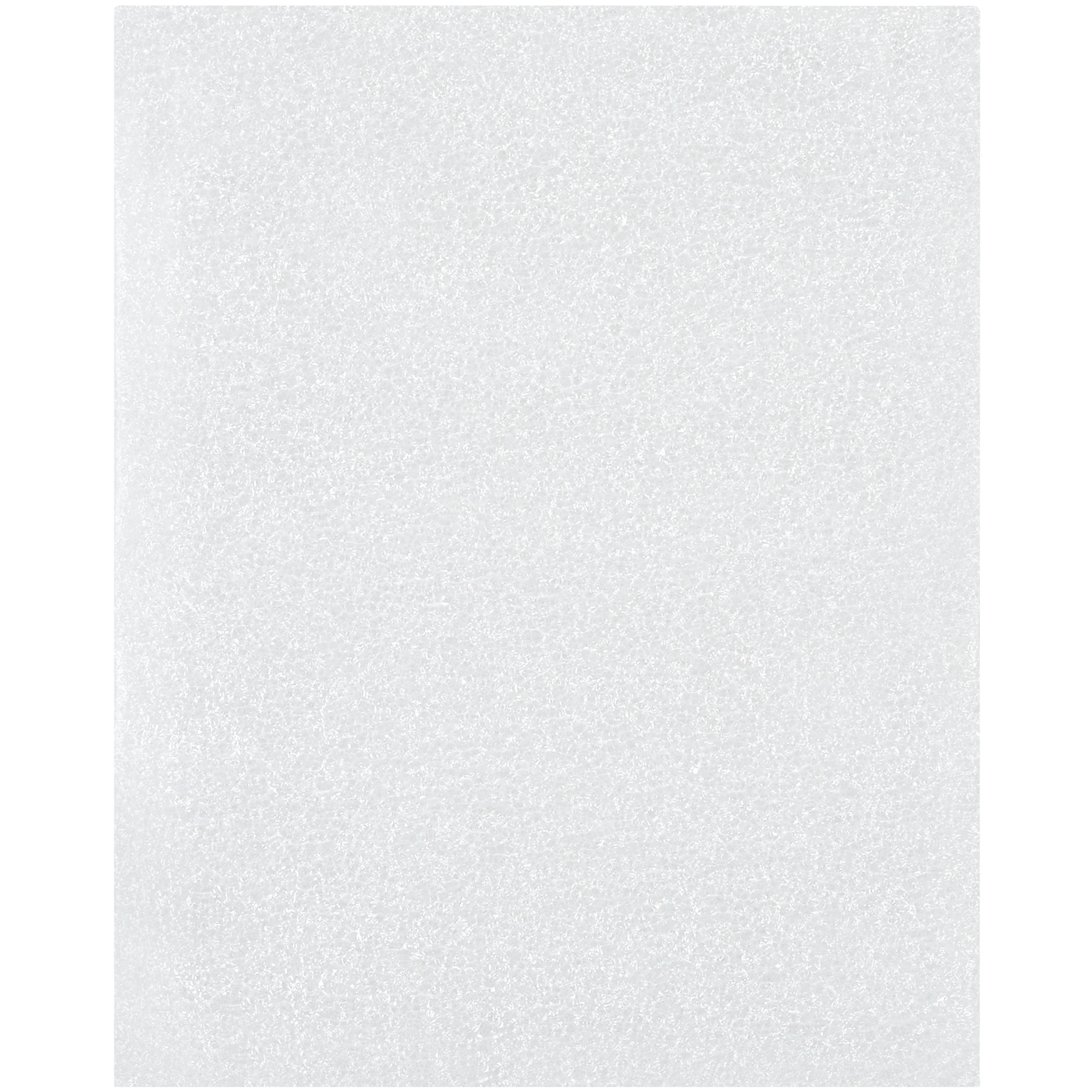 Flush Cut Foam Pouches, 8" x 10", White, 275/Case