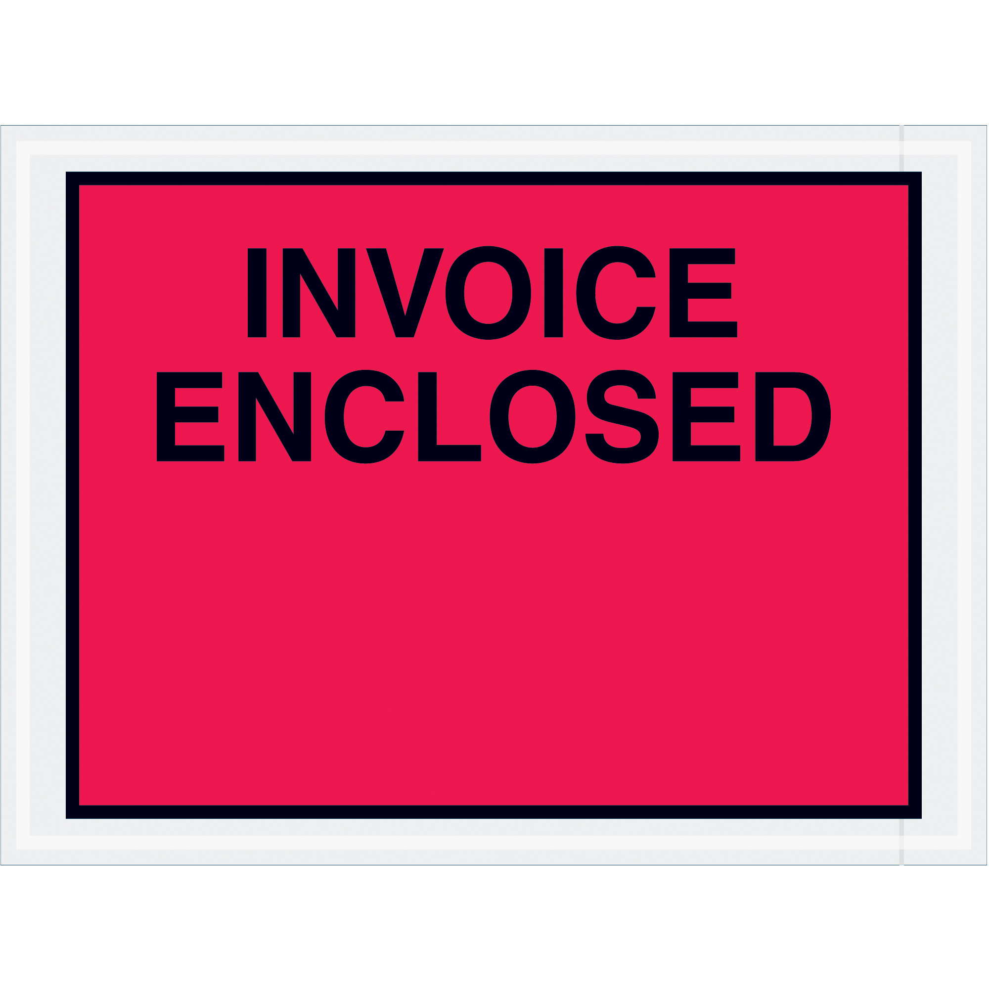 Tape Logic® "Invoice Enclosed" Envelopes, 4 1/2" x 6", Red, 1000/Case