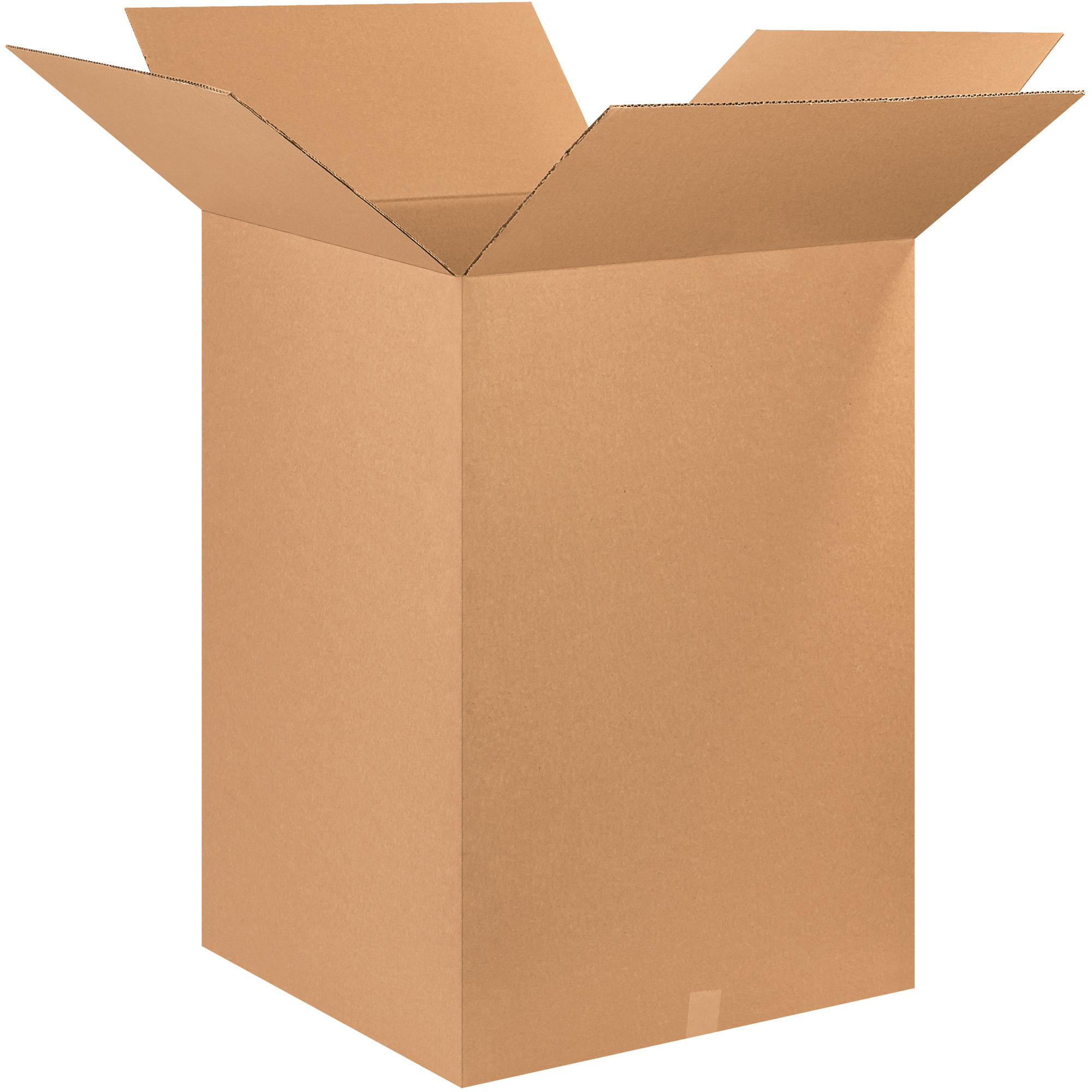 Corrugated Boxes, 26" x 26" x 36", Kraft, 5/Bundle; 125/Skid