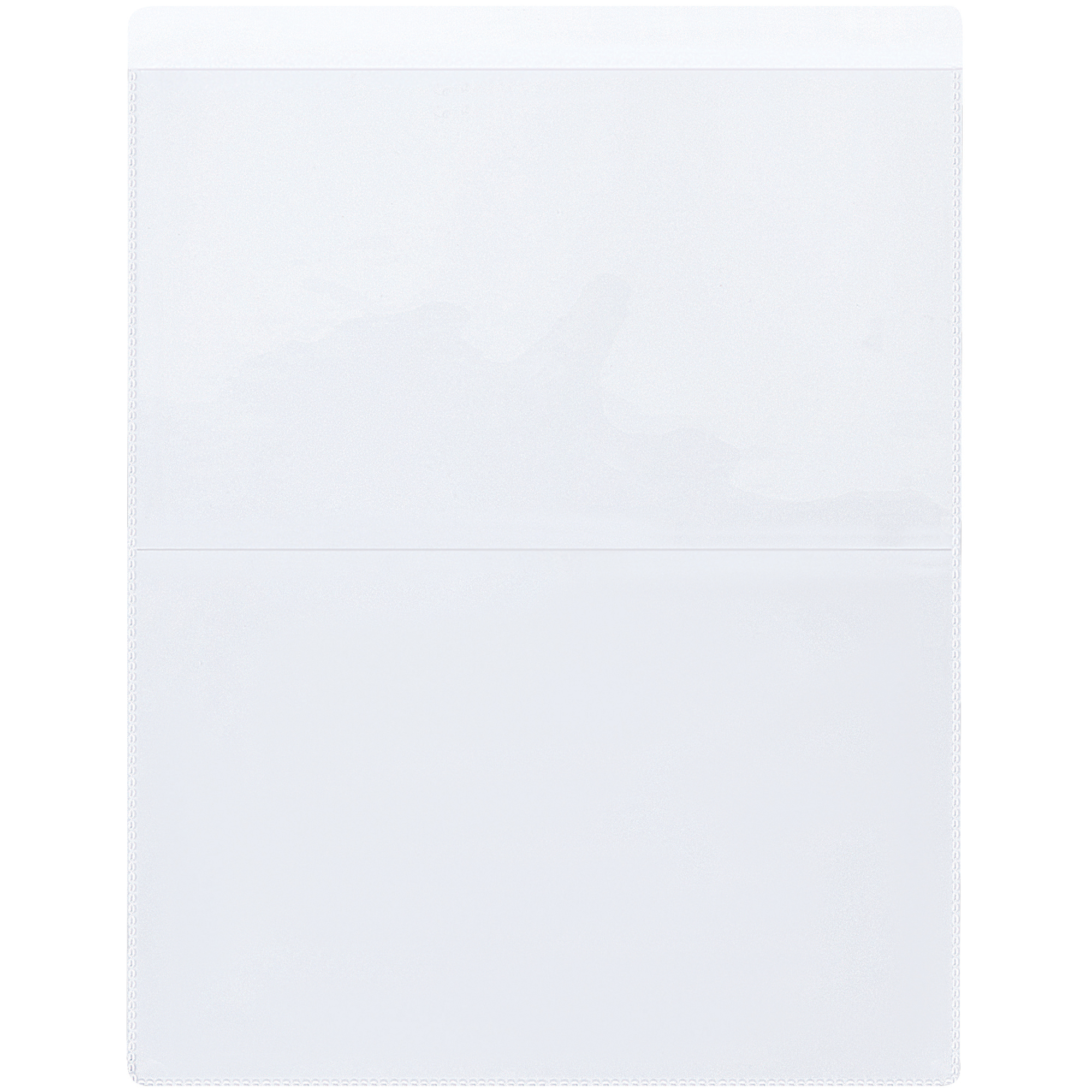 Top Loading Self-Adhesive Holder, 8 1/2" x 11", Clear, 50/Case