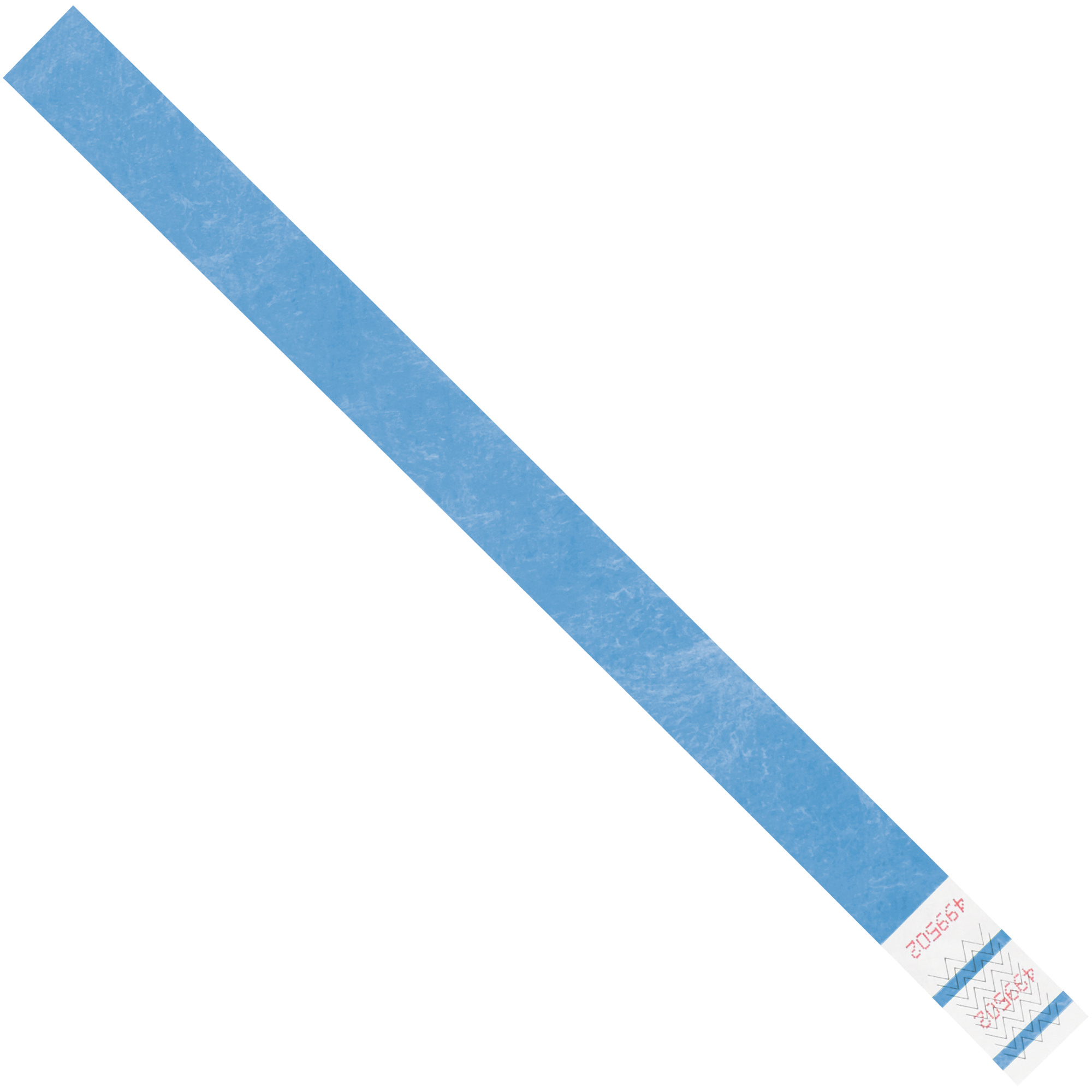 Tyvek® Wristbands, 3/4" x 10", Blue, 500/Case