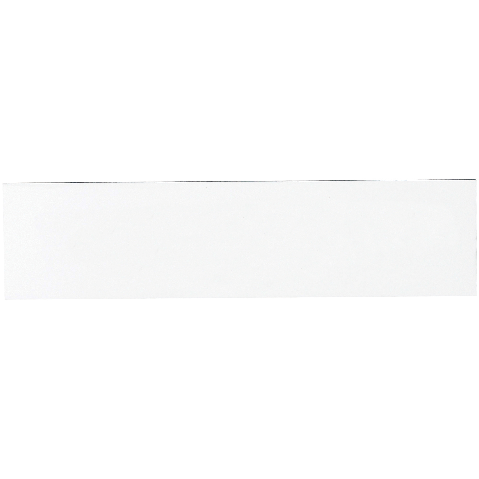 Warehouse Labels, Magnetic Strips, 2" x 8", White, 25/Case