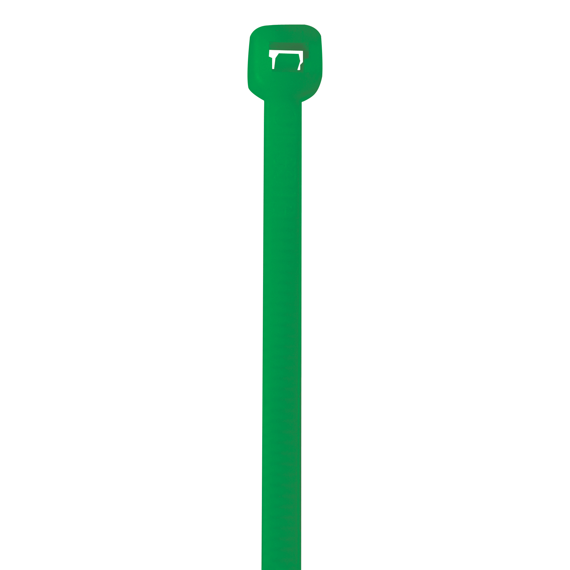 Colored Cable Ties, 50#, 14", Green, 1000/Case
