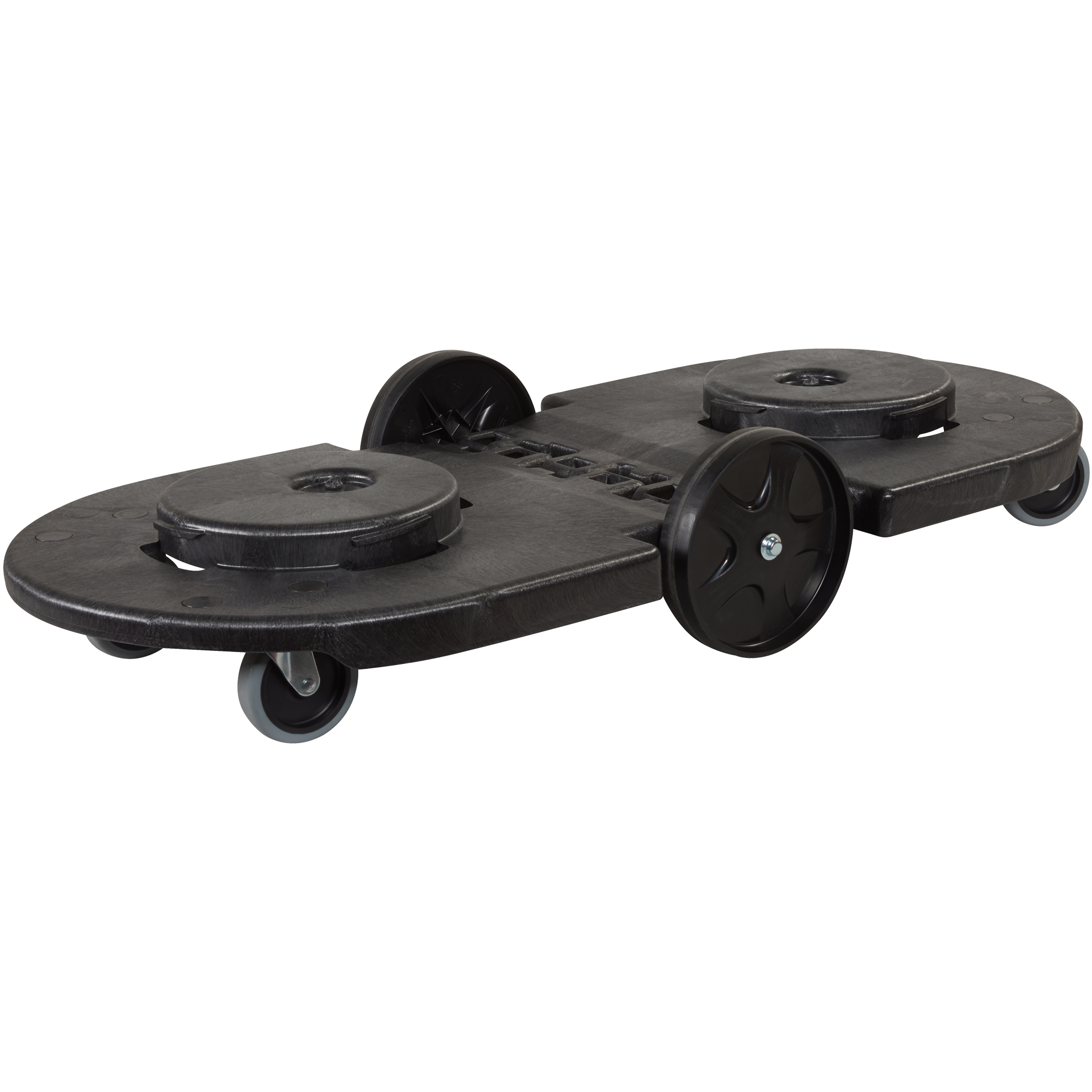 Rubbermaid® Brute® Tandem Dolly, 45" x 8", Black, 1/Each