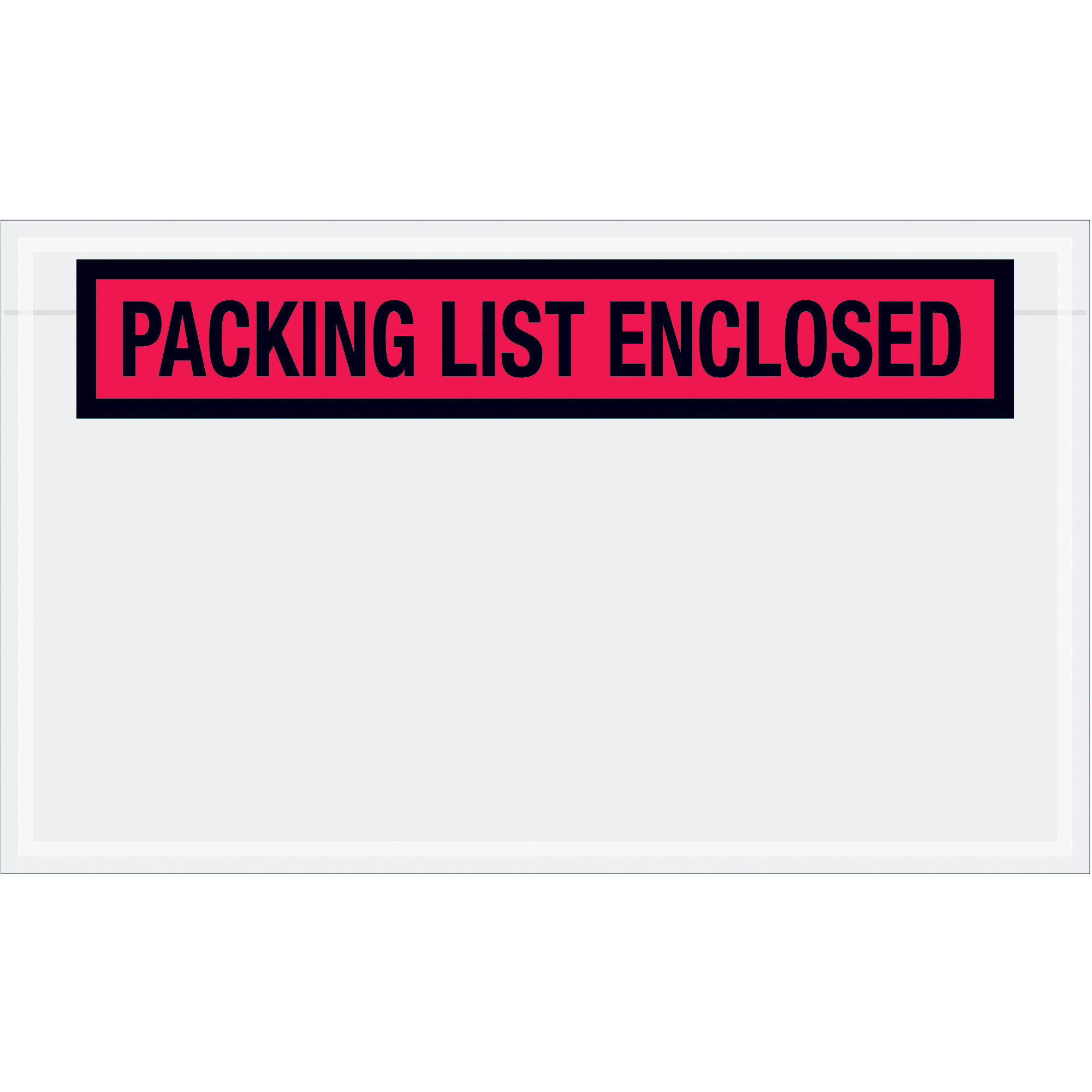 Tape Logic® "Packing List Enclosed" Envelopes, 4 1/2" x 7 1/2", Red, 1000/Case