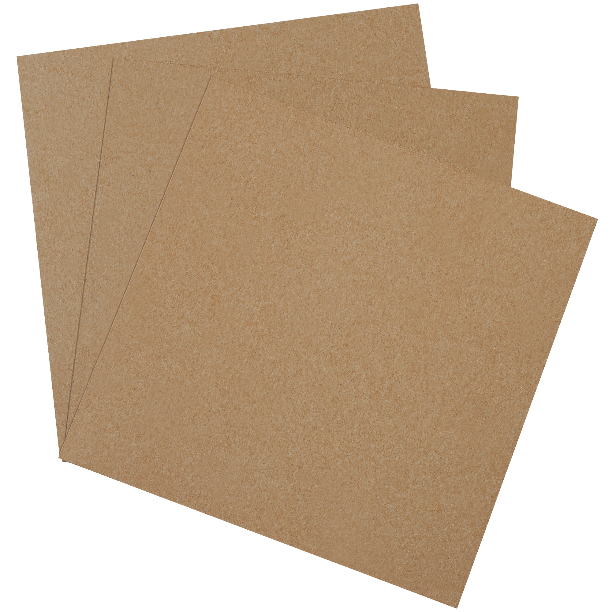 Heavy-Duty Chipboard Pads, 12" x 12", Kraft, 490/Case