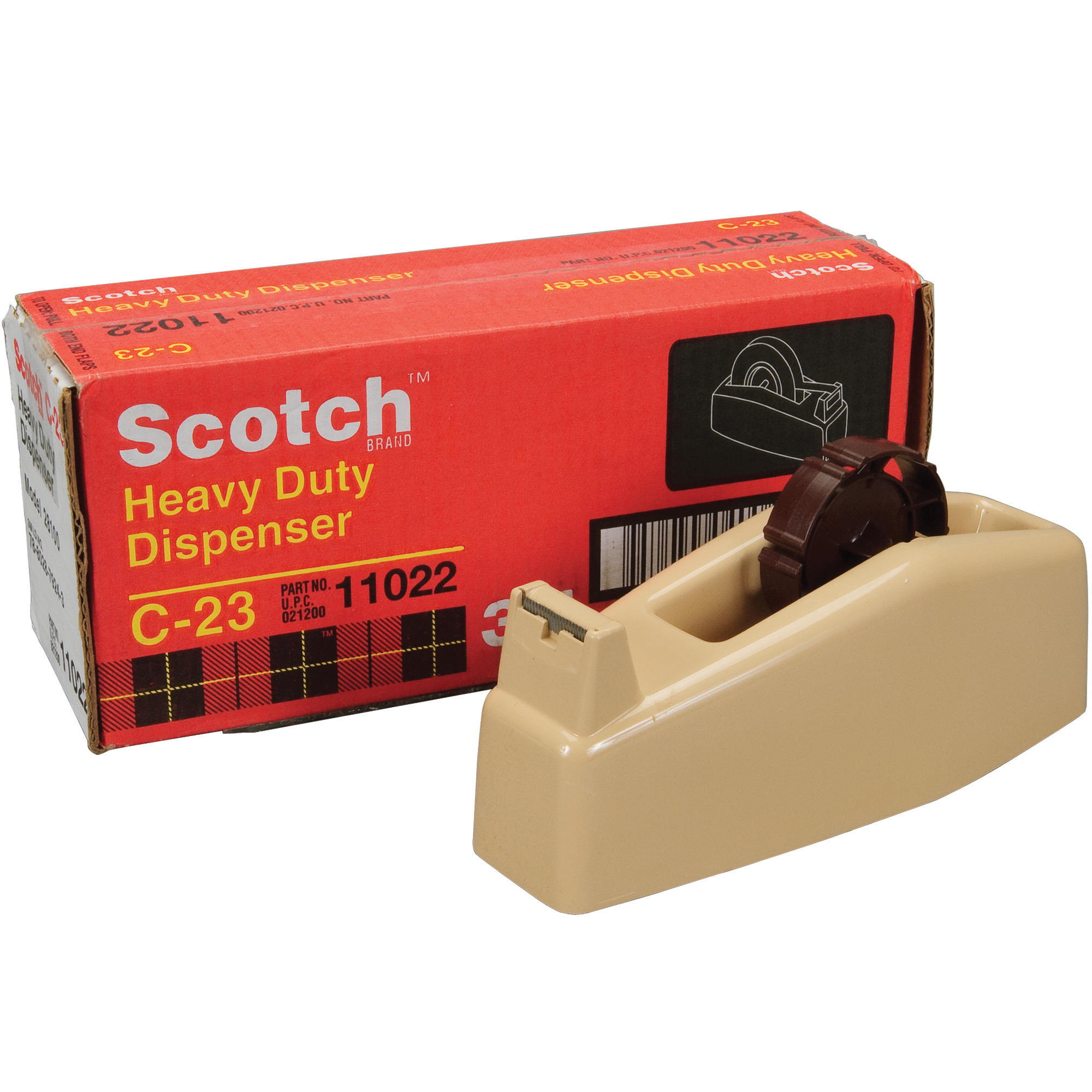 3M™ C-23 Table Top Dispenser, 3" Core, Putty, 1/Each