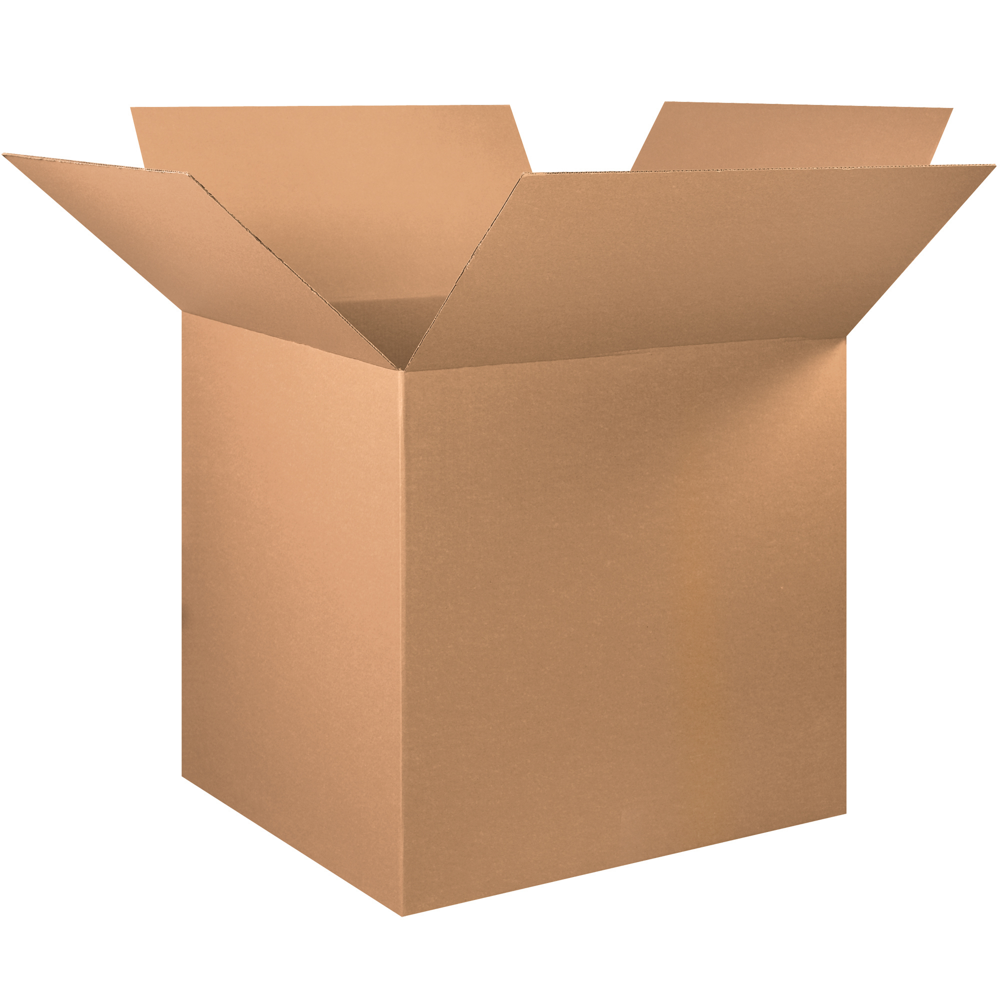 Corrugated Boxes, 36" x 36" x 36", Kraft, 5/Bundle; 120/Skid