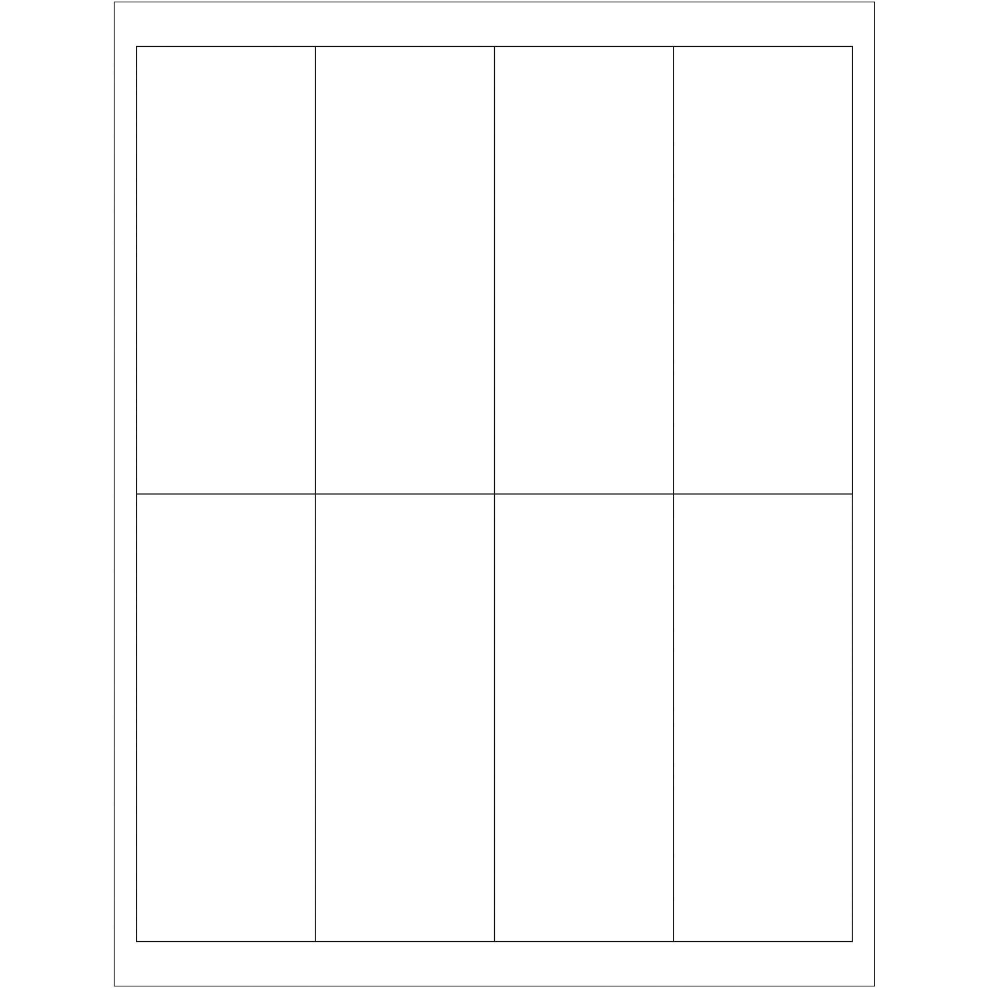 Tape Logic® Rectangular Laser Labels, 2" x 5", White, 800/Case
