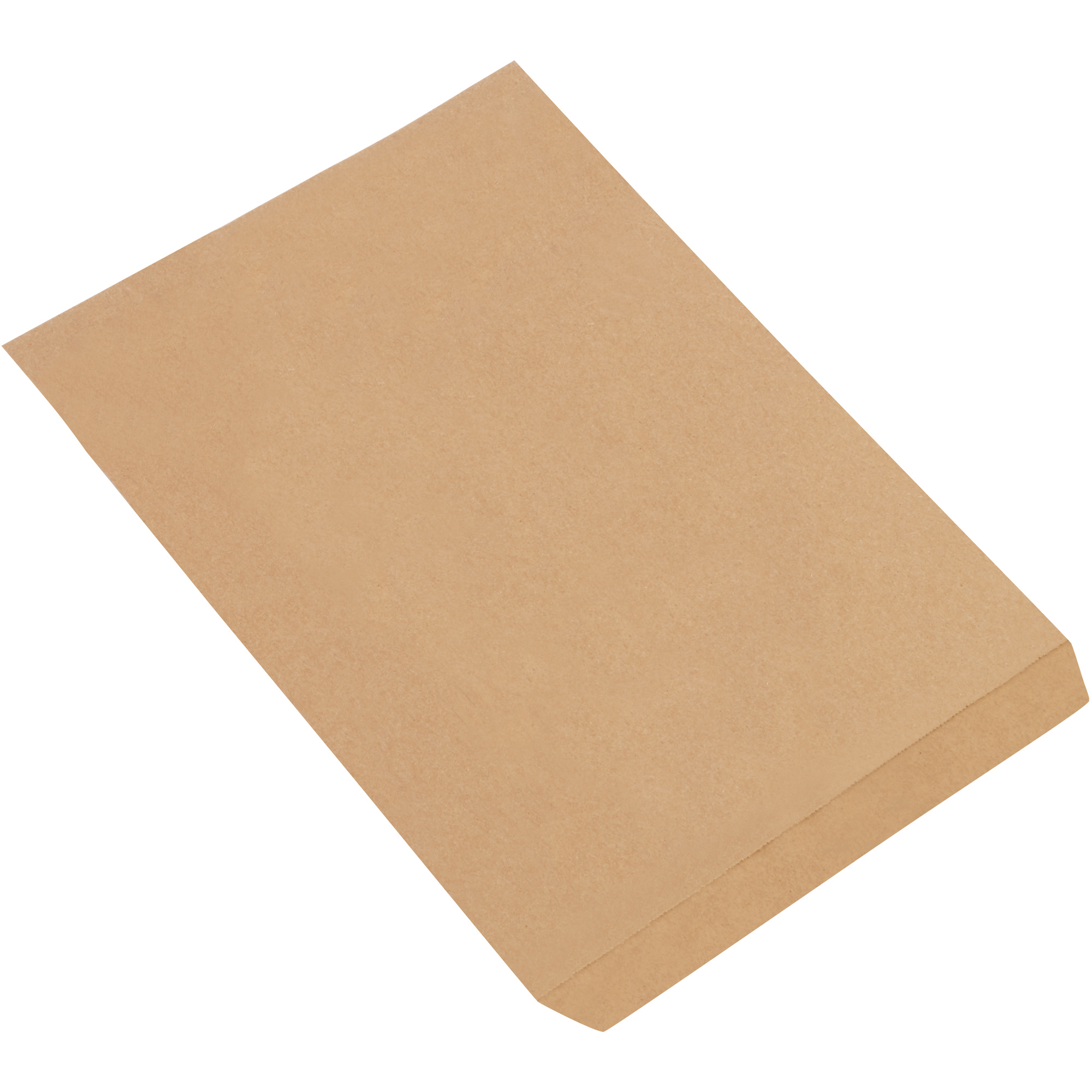 Flat Merchandise Bags, 10" x 13", Kraft, 1000/Case