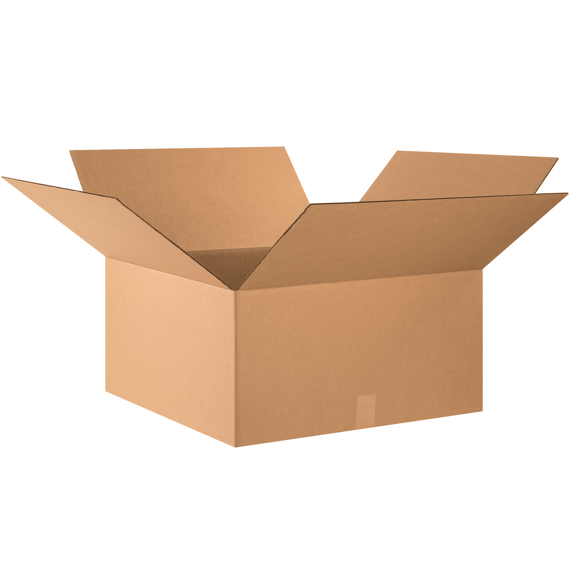 Corrugated Boxes, 24" x 24" x 12", Kraft, 10/Bundle; 120/Skid