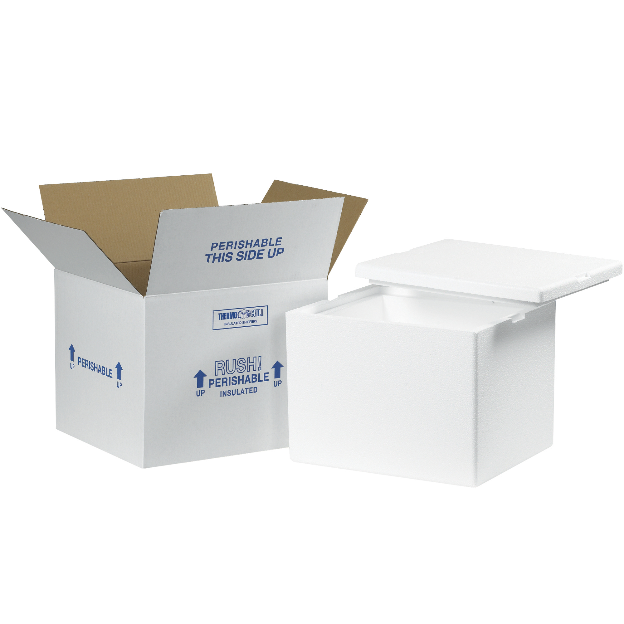 Insulated Shipping Kits, 12" x 10" x 9", White, 1/Case