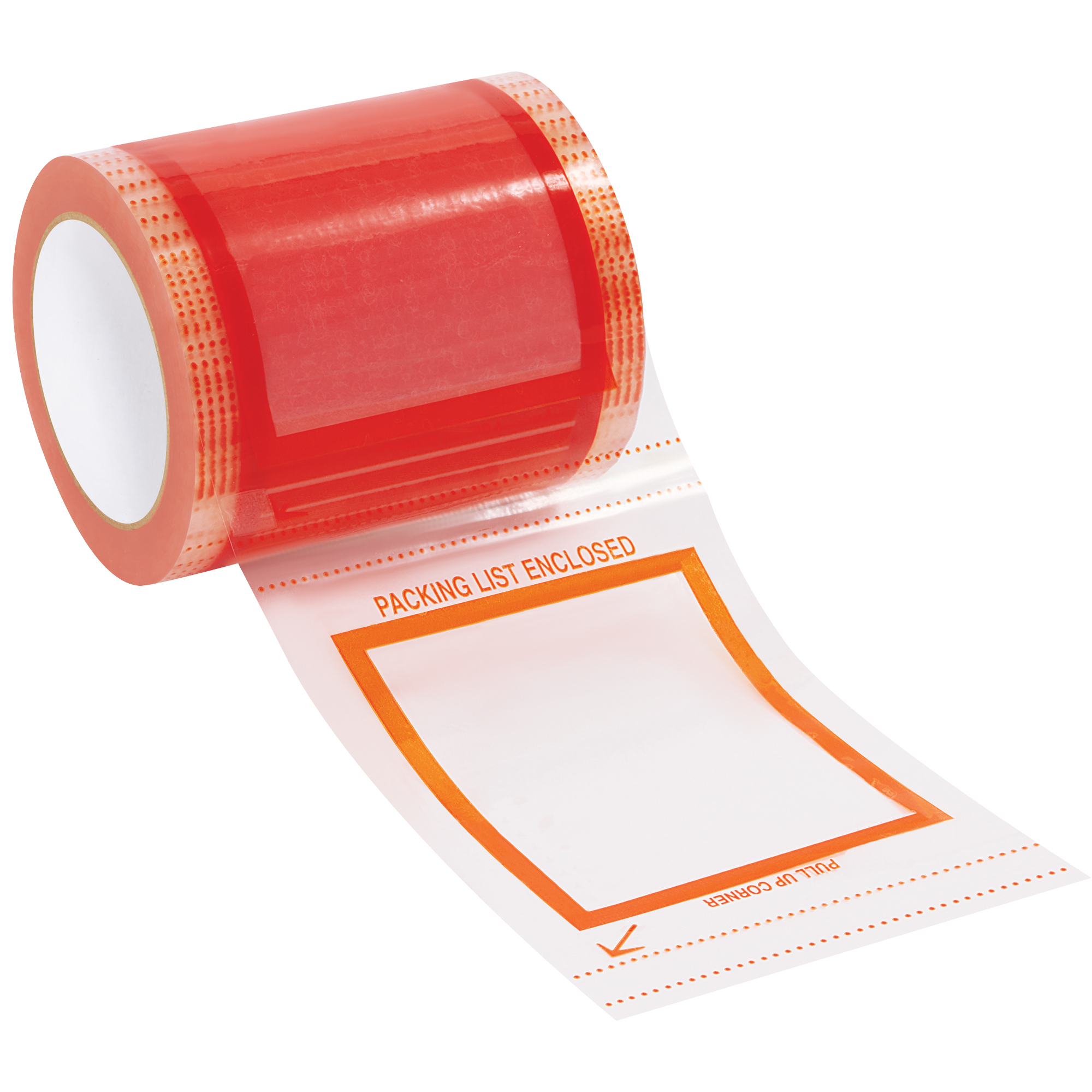 Tape Logic® Pouch Tape Rolls, 5" x 6", Clear, 1/Case