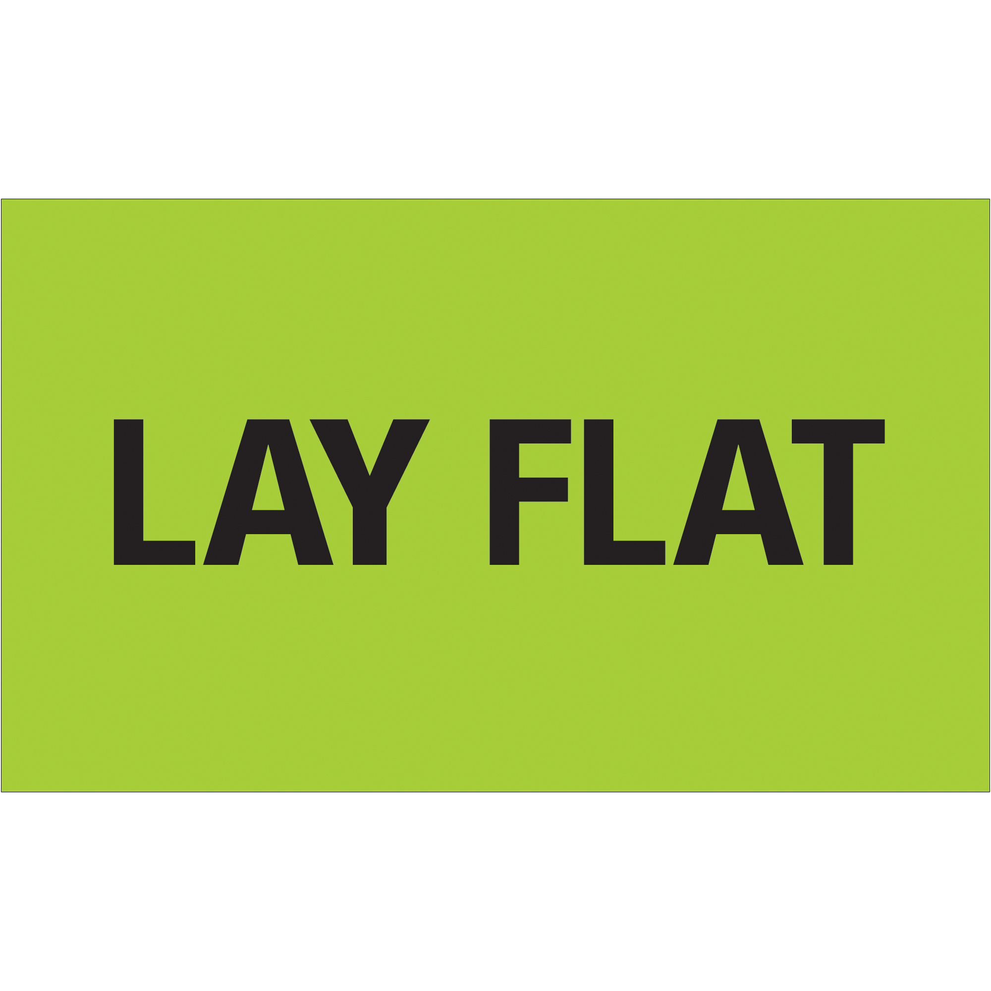 Tape Logic® Labels, "Lay Flat", 3" x 5", Fluorescent Green, 500/Roll