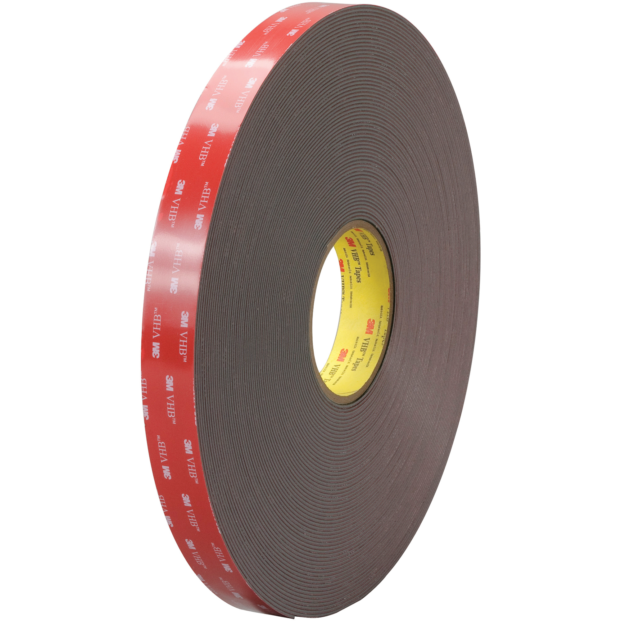 3M™ 4979F VHB™ Tape, 62.0 Mil, 1" x 5 yds., Black, 1/Case