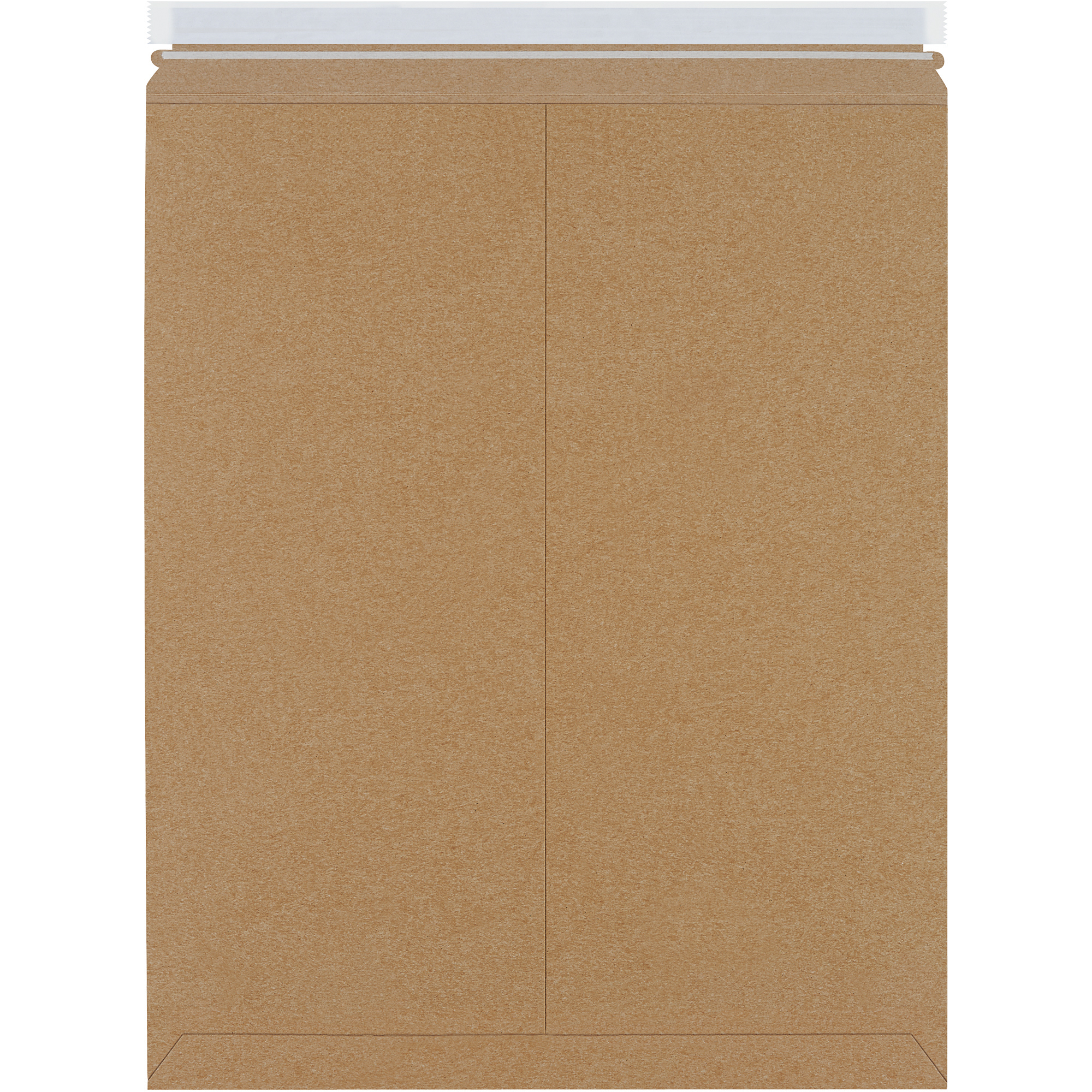 Stayflats Plus® Self-Seal Mailers, 17" x 21", Kraft, 100/Case