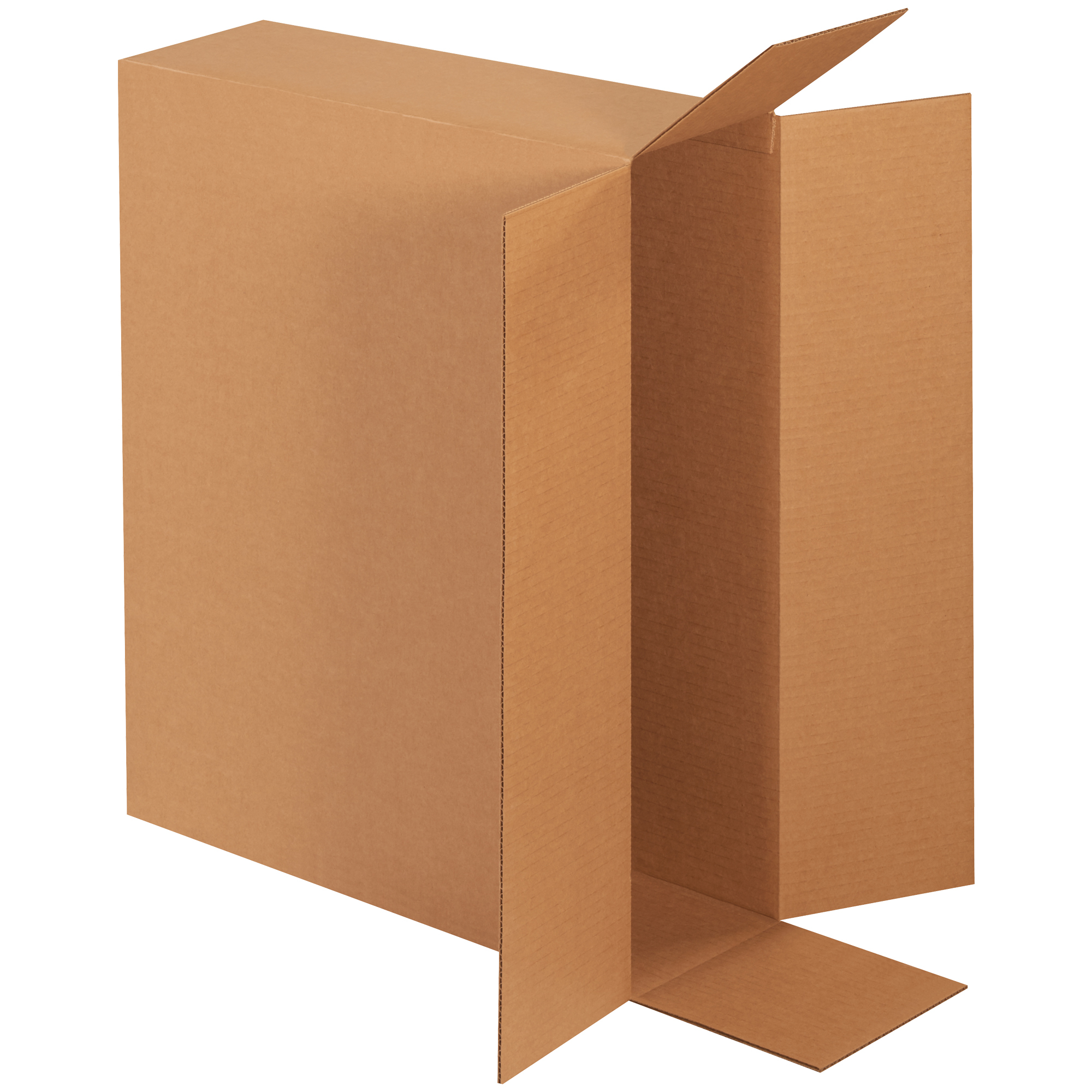 Side Loading Boxes, 24" x 6" x 18", Kraft, 10/Bundle; 140/Skid