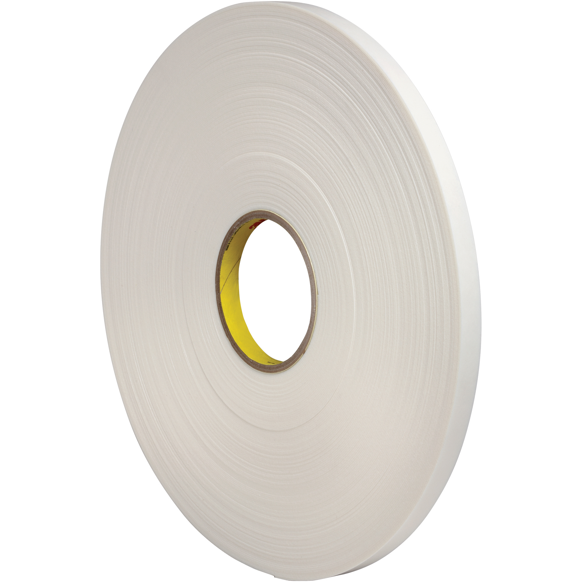 3M™ 4462 Double Sided Foam Tape, 1/2" x 72 yds., 1/32", White, 18/Case