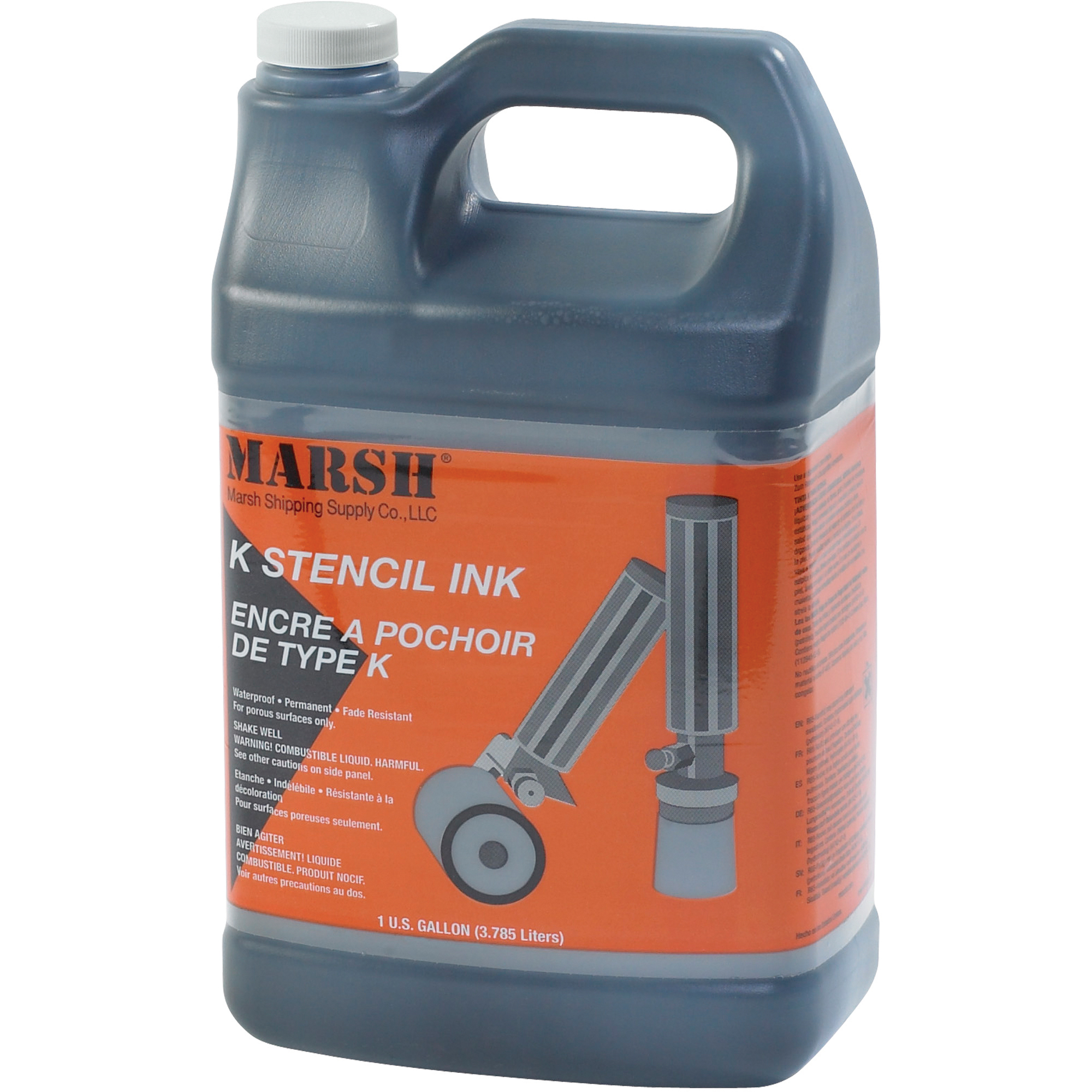 Marsh® K-1 Gallon of Ink, Black, 1/Each